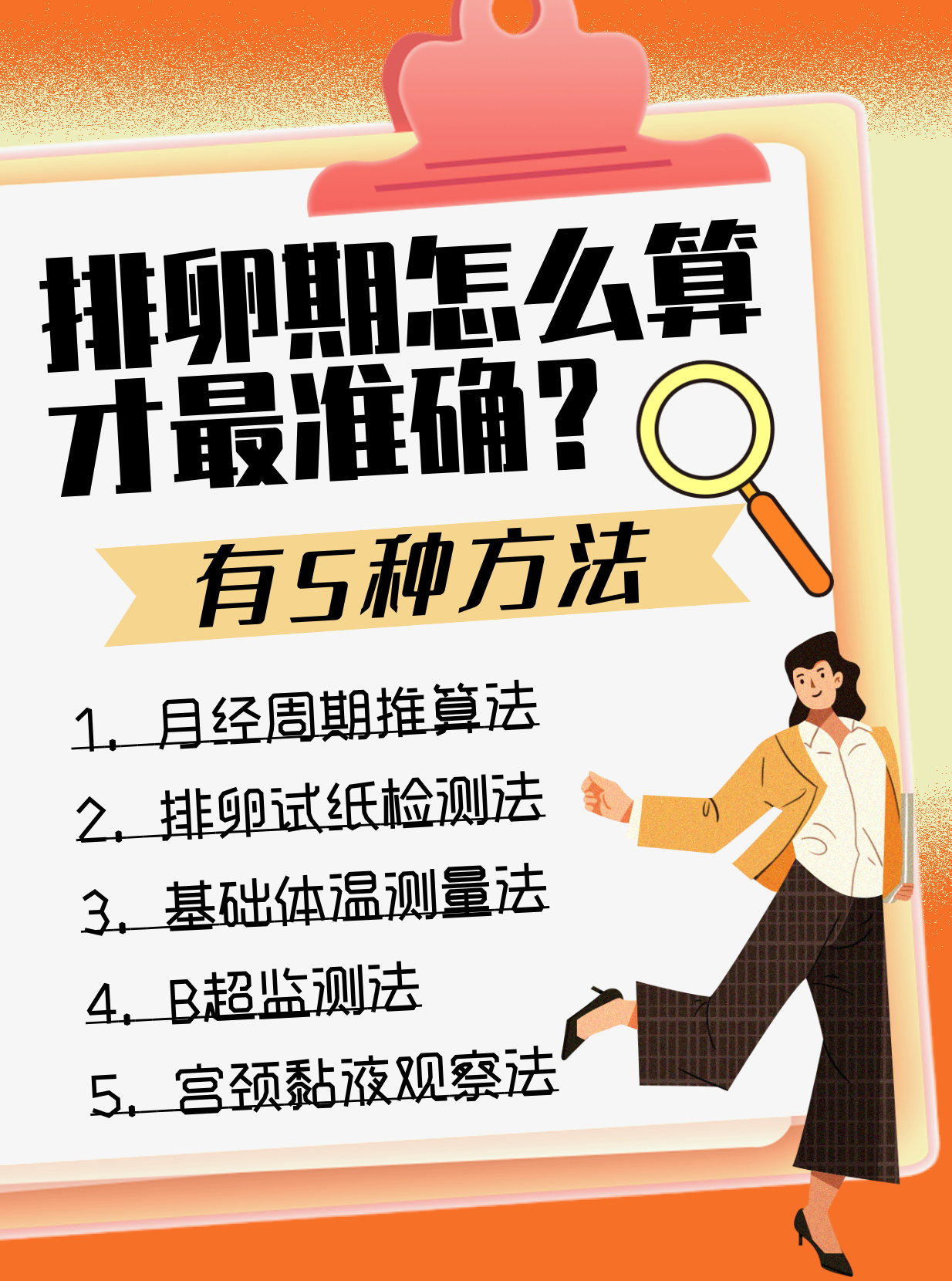 怎么算排卵期最准确