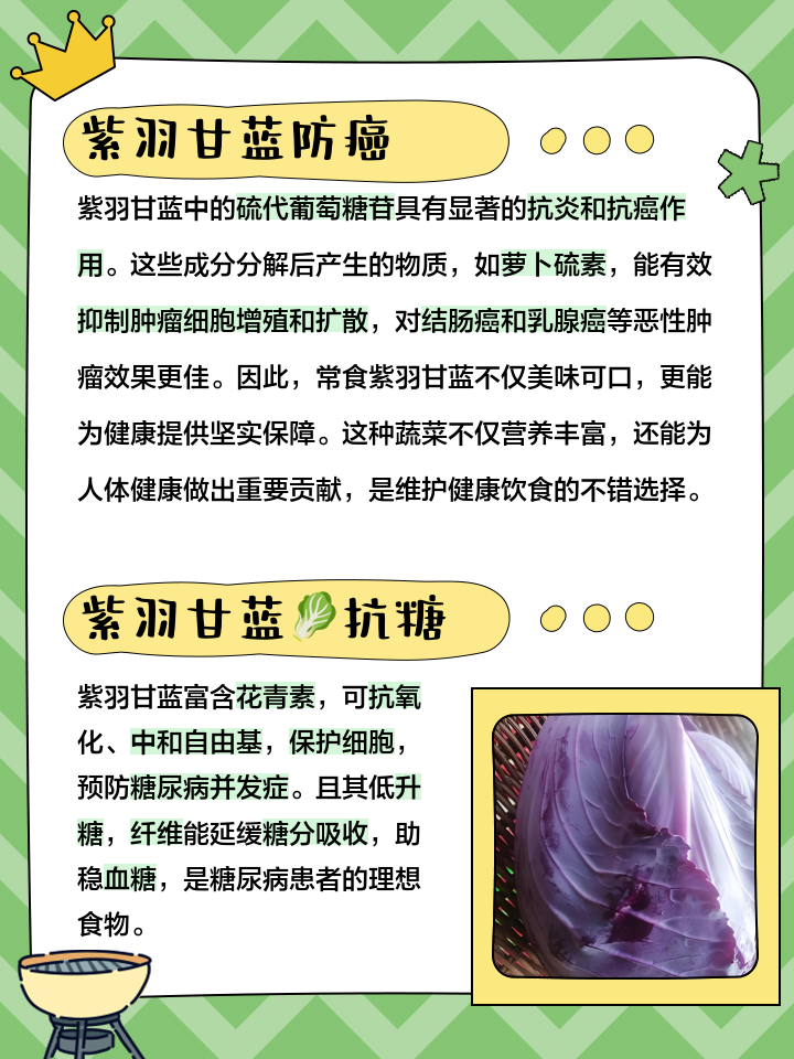 甘蓝的营养价值及功效