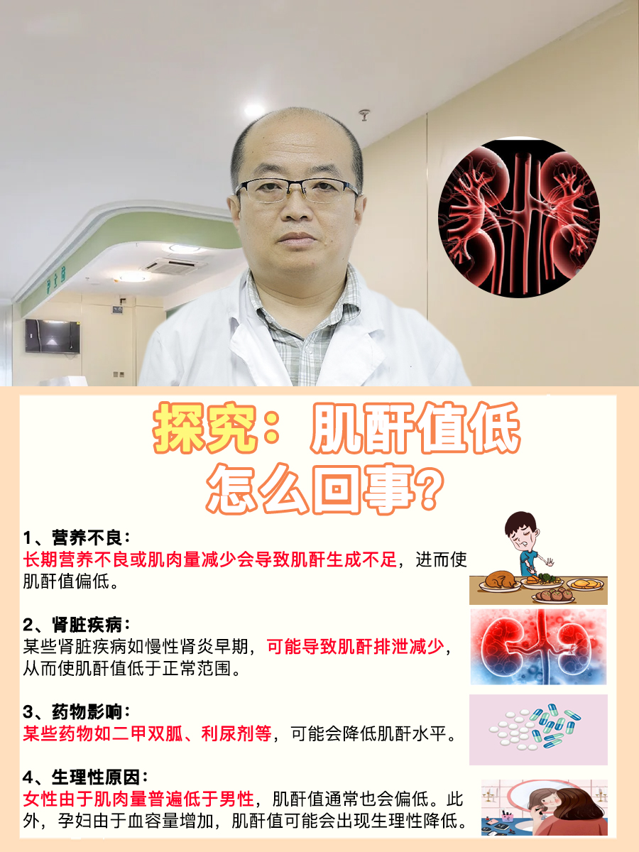 肌酐偏低可能是什么原因