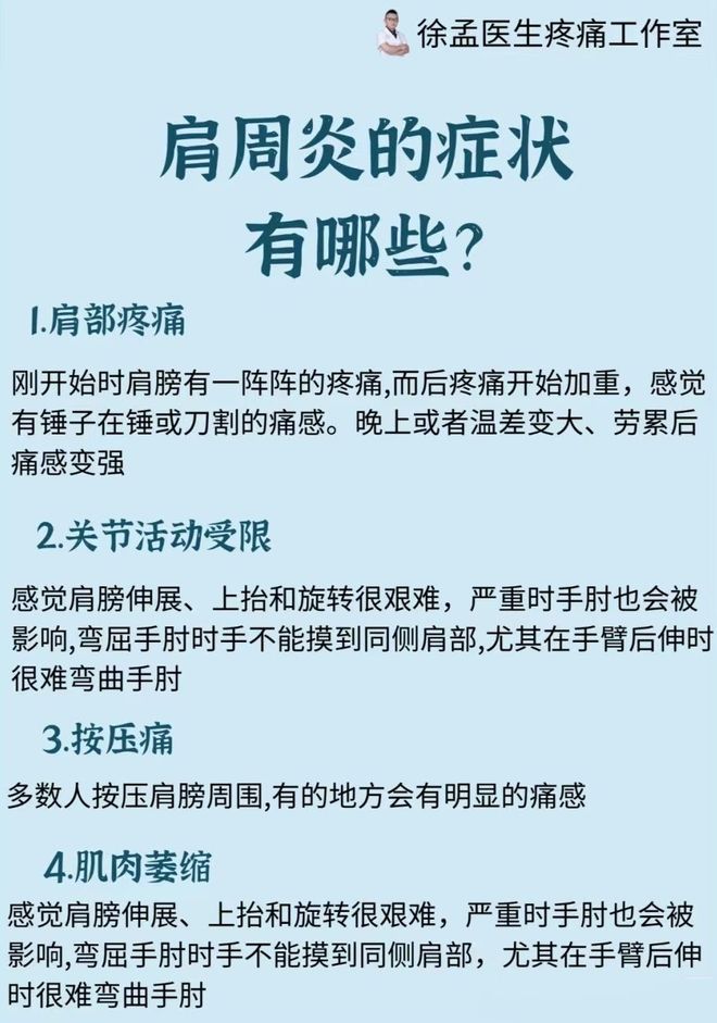 肩周炎能治好吗?