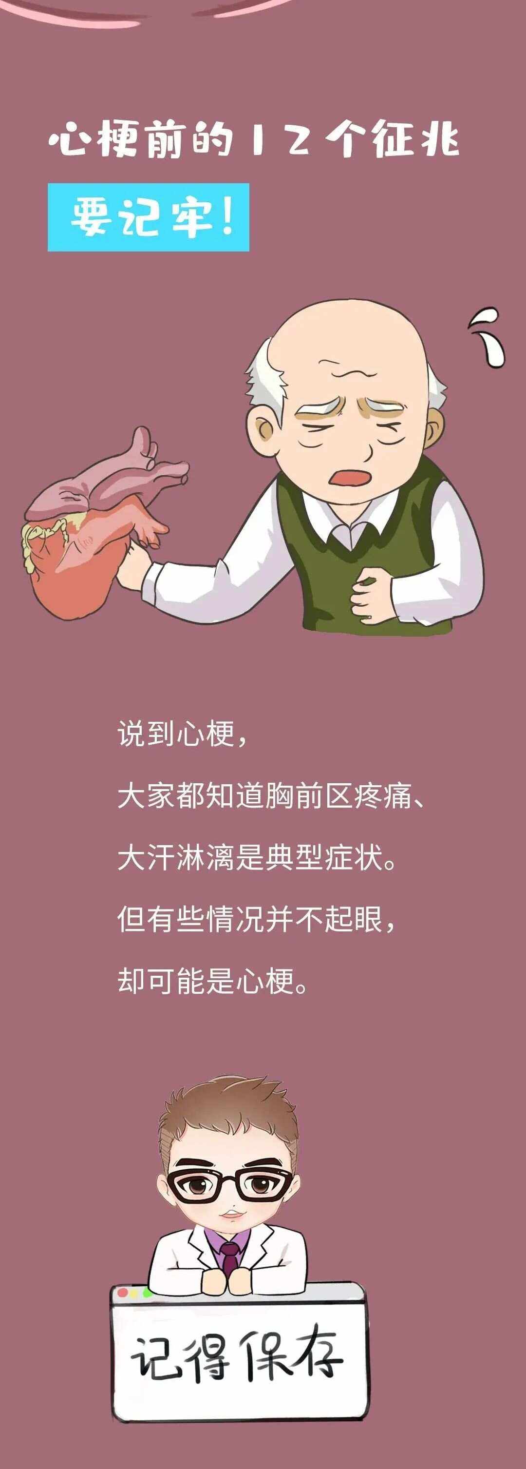 心梗前兆是什么症状