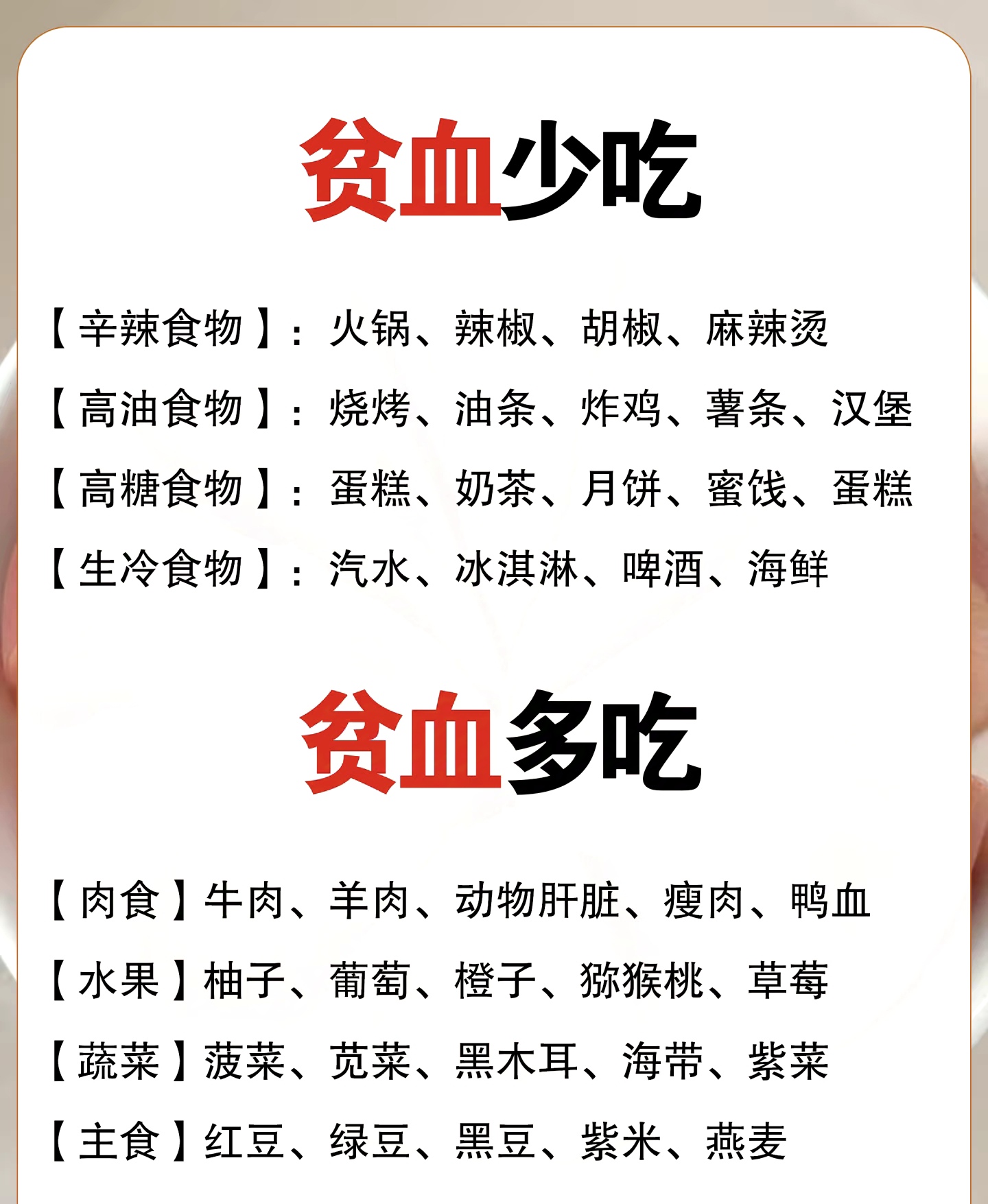贫血和低血糖的区别有哪些