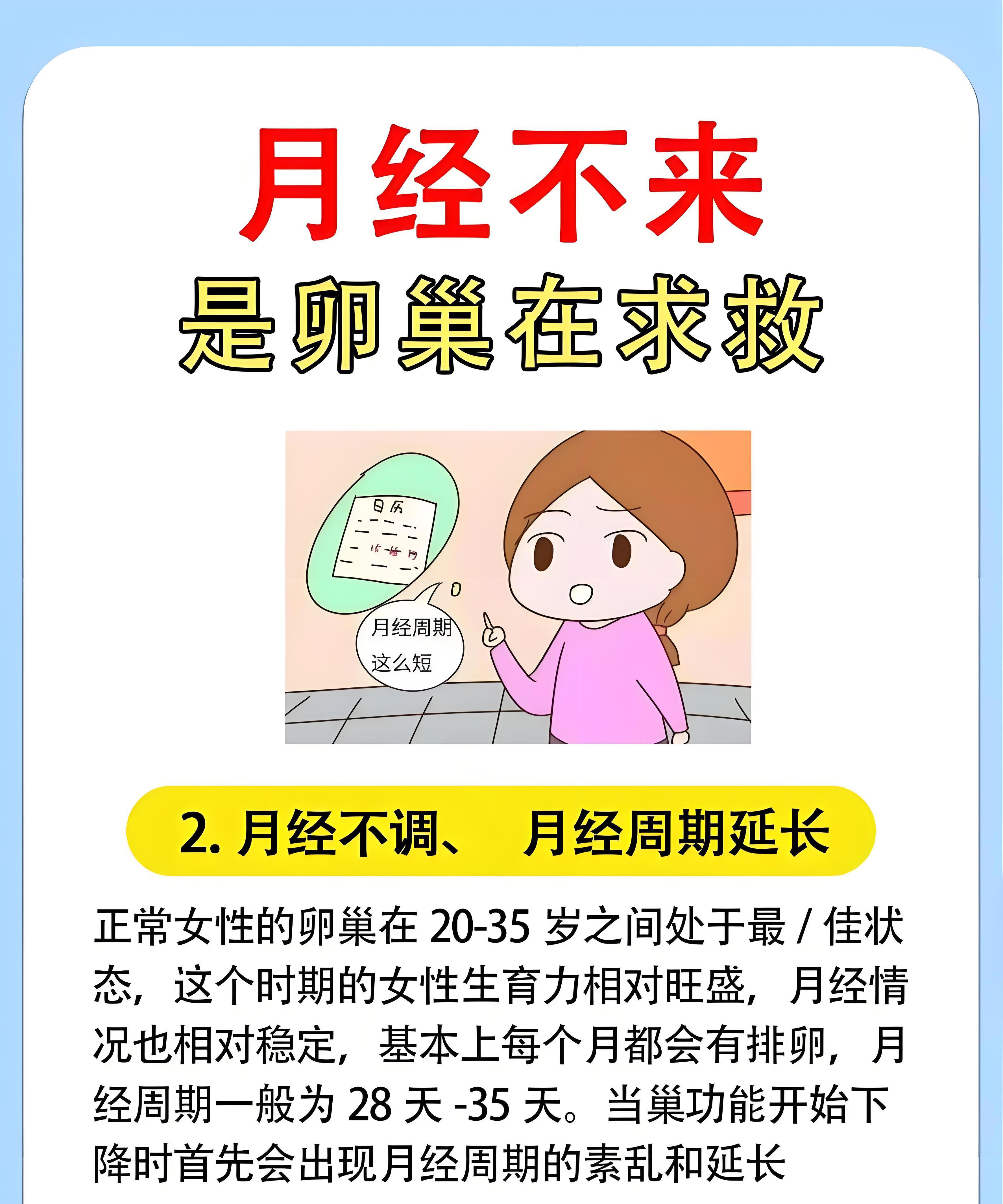 月经周期长是什么原因