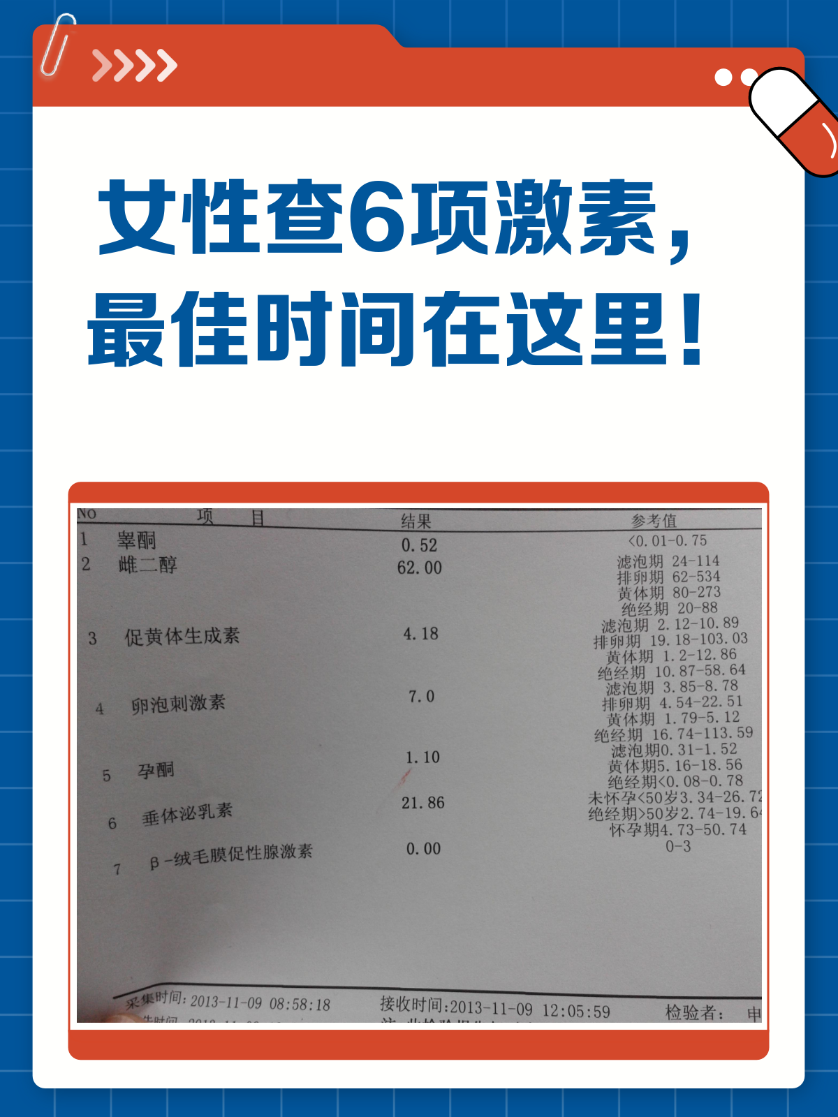 激素六项的正常值是多少