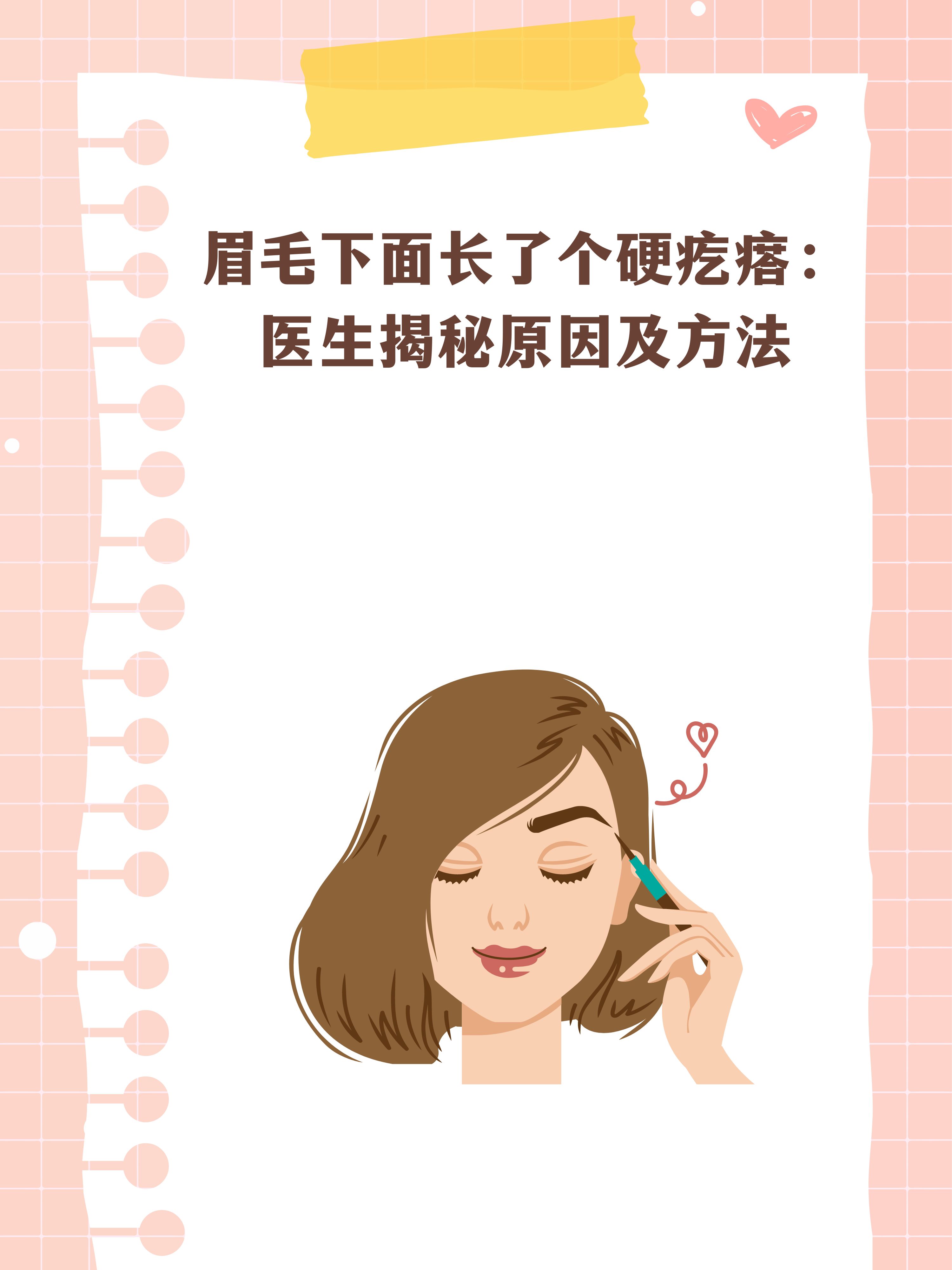 眉毛上长痘痘是什么原因