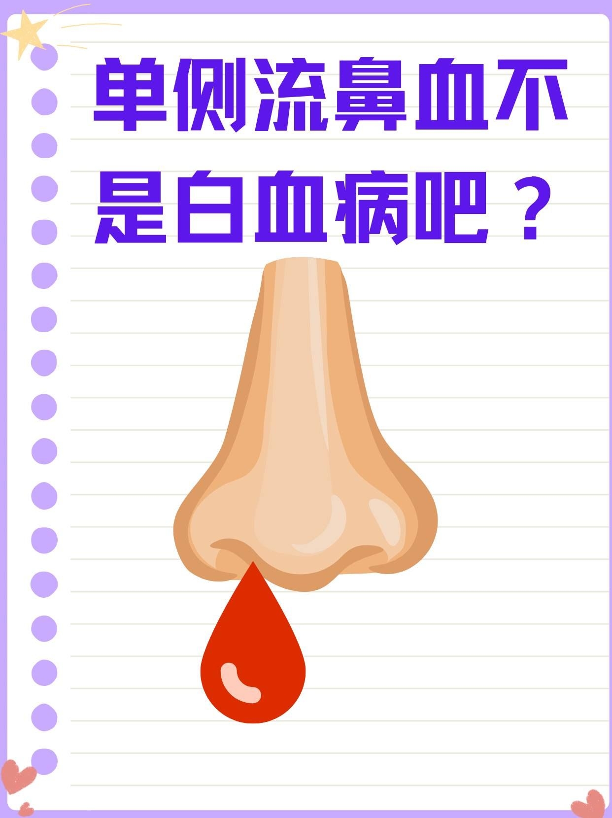鼻腔出血但不是流鼻血是怎么回事