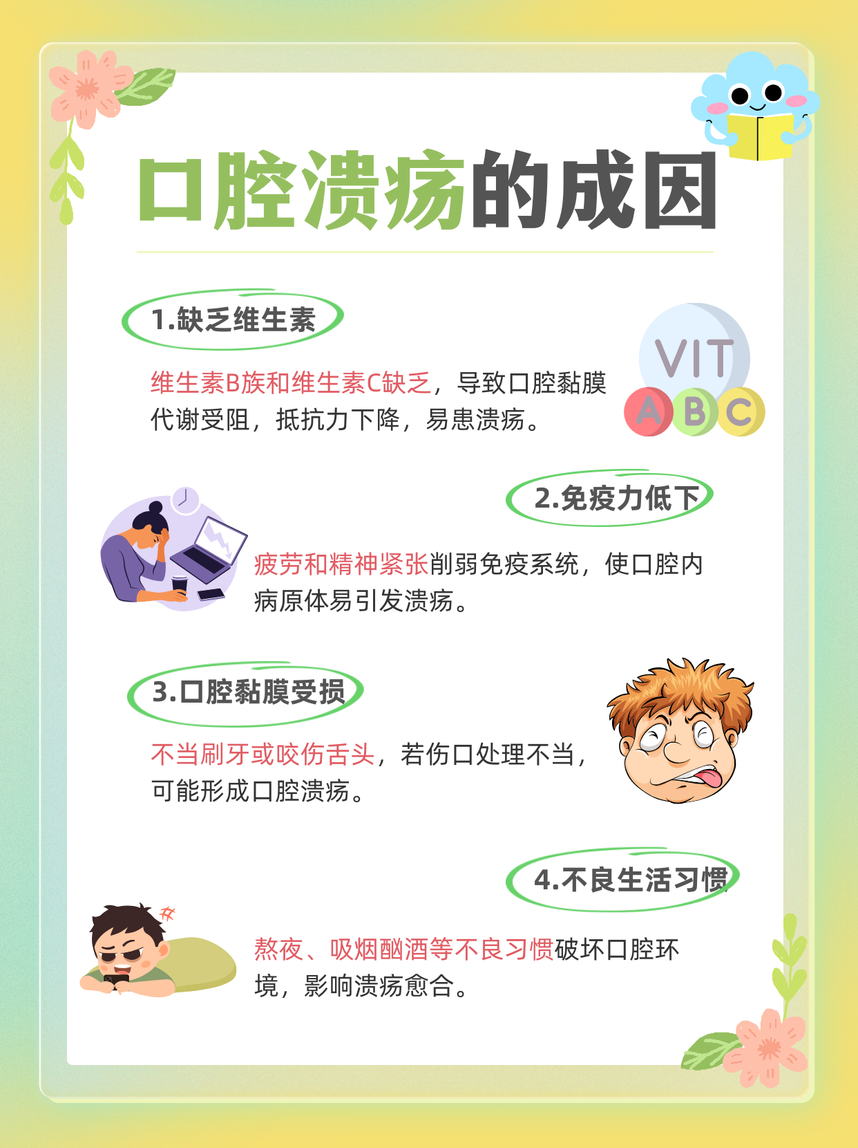 舌头口腔溃疡怎么快速好得快