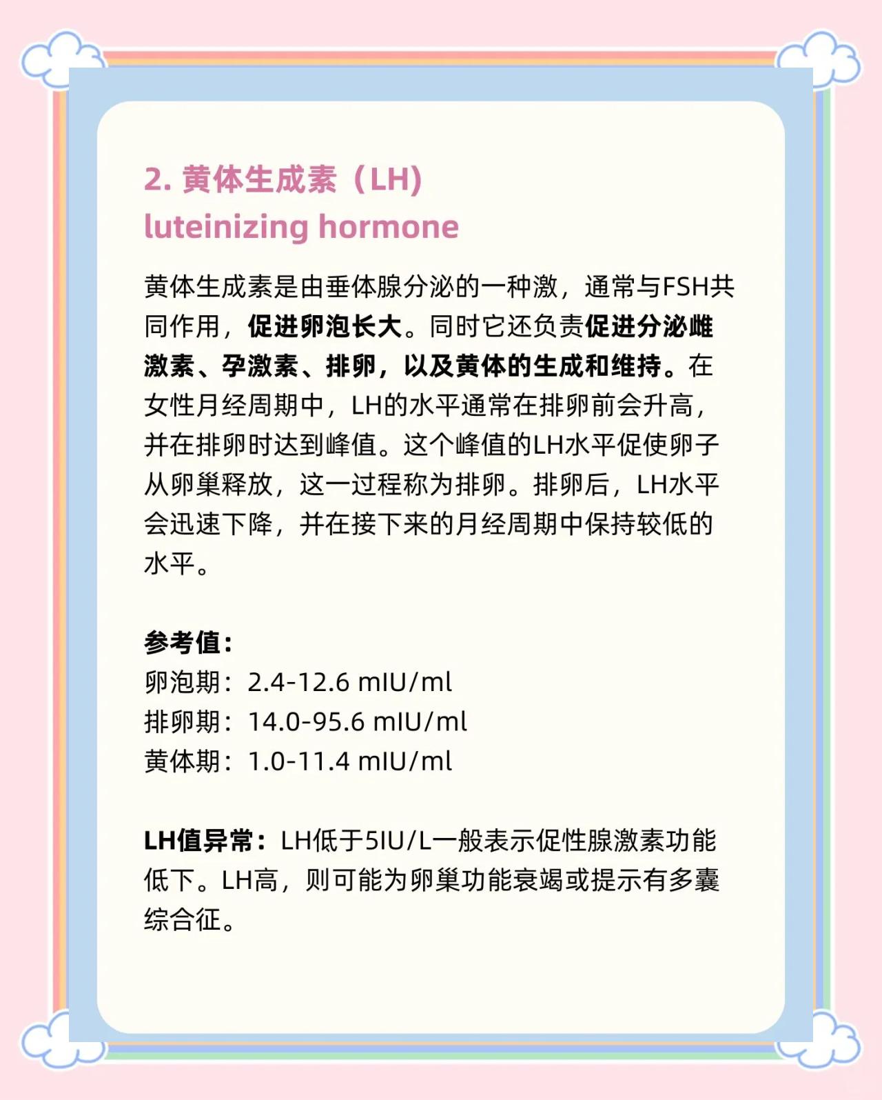 性激素六项检查的意义