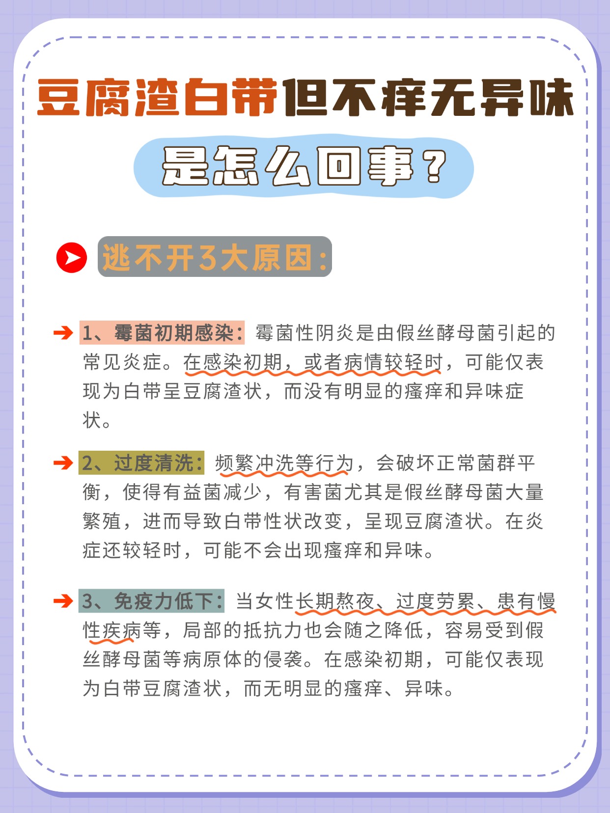 白带出现豆腐渣是怎么回事