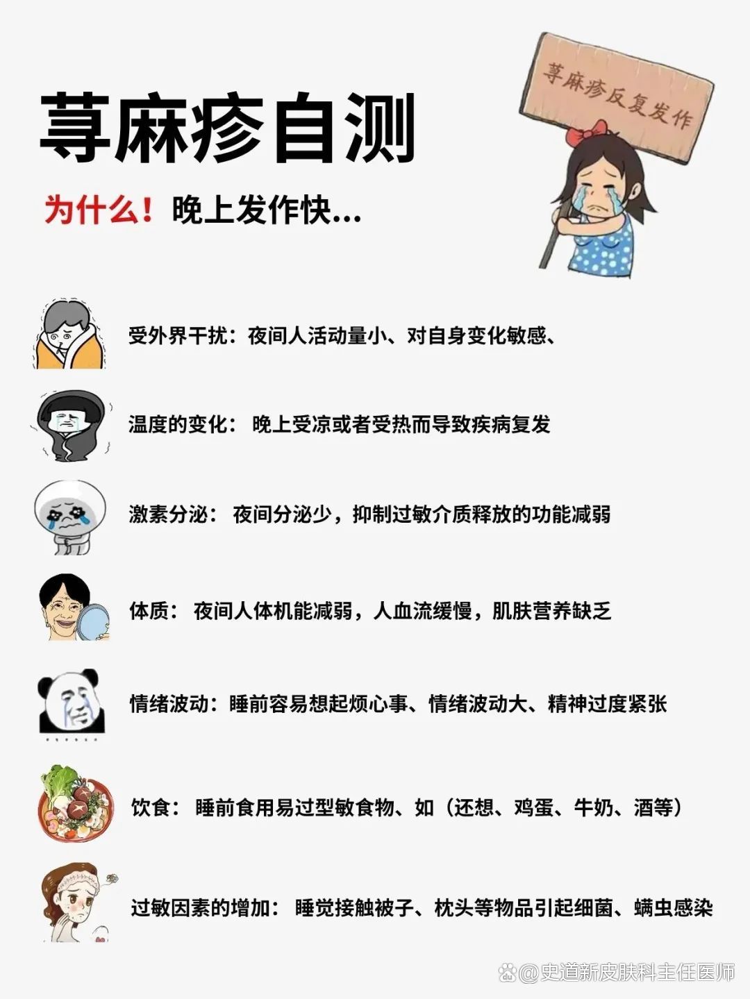 急性荨麻疹是什么原因引起的