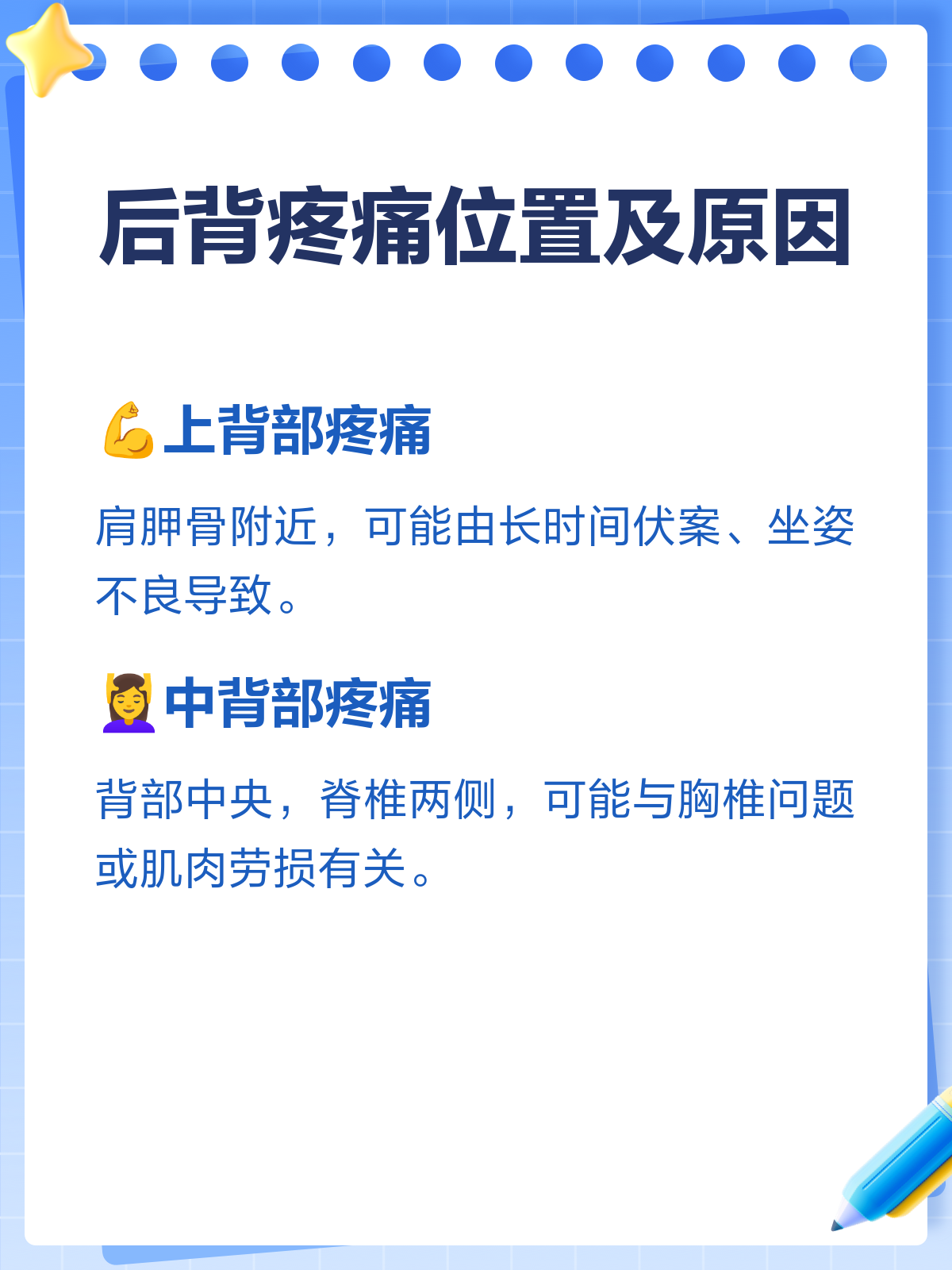 后背疼痛是什么原因引起的