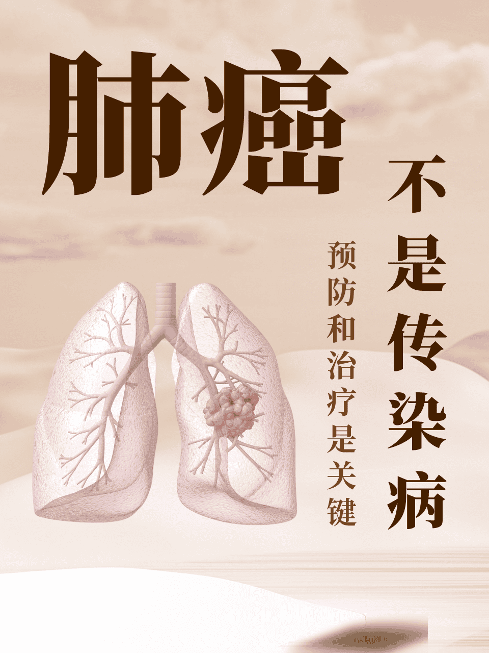 肺癌传染么