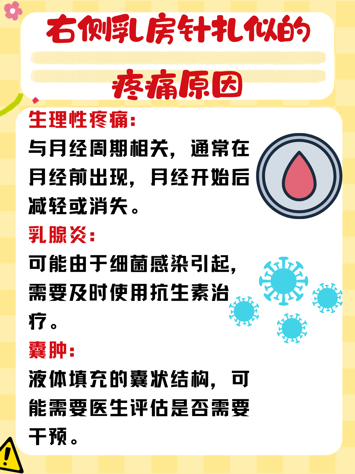 乳房像针扎一样痛