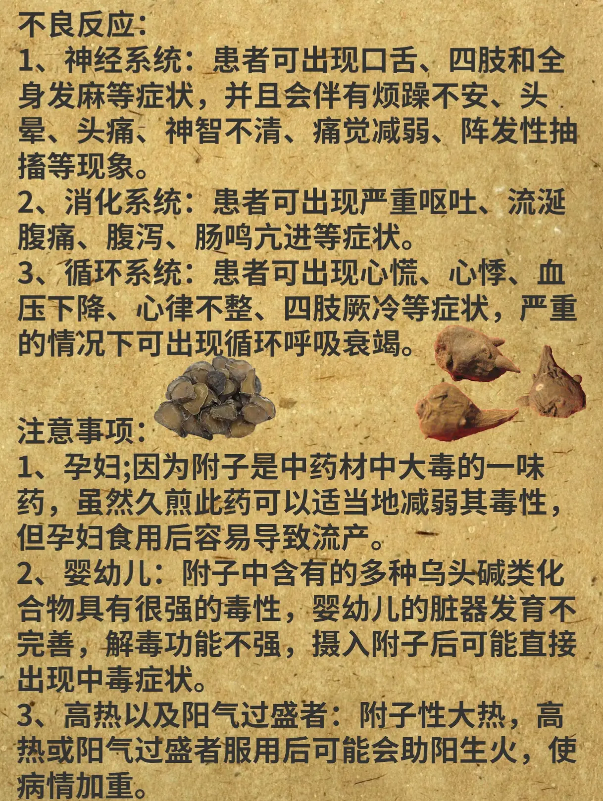 黑附子的功效与作用