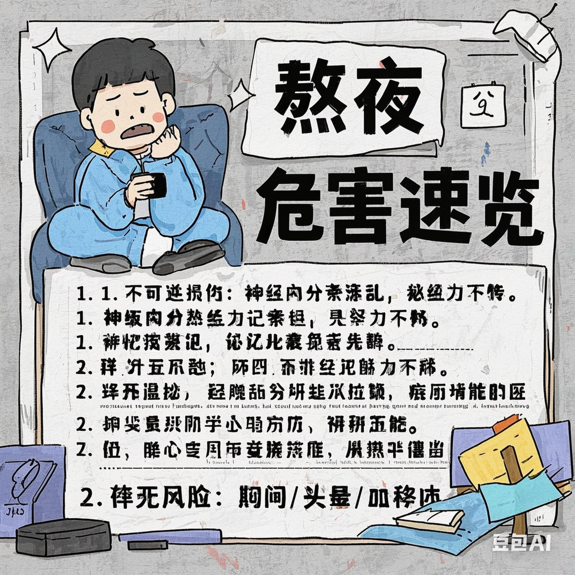 长期熬夜对女人的危害