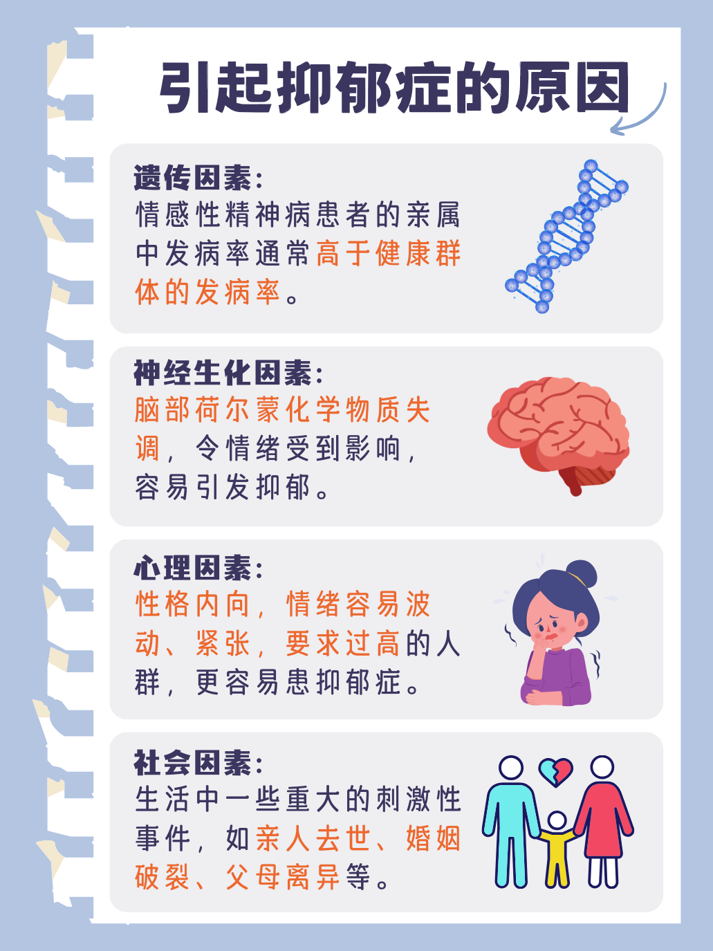 抑郁症的症状有哪些?
