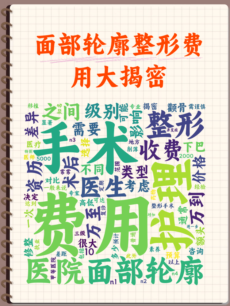 做个整形手术要花多少钱?