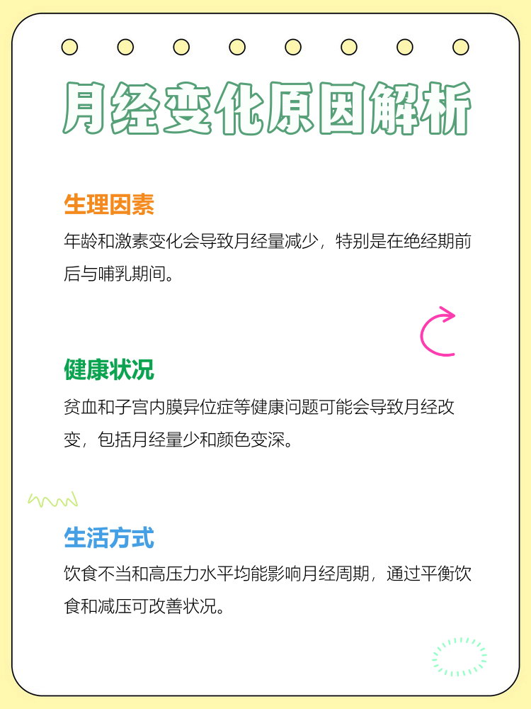 月经量少发黑的原因是什么