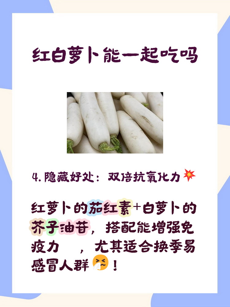 孕妇可以吃白萝卜吗?