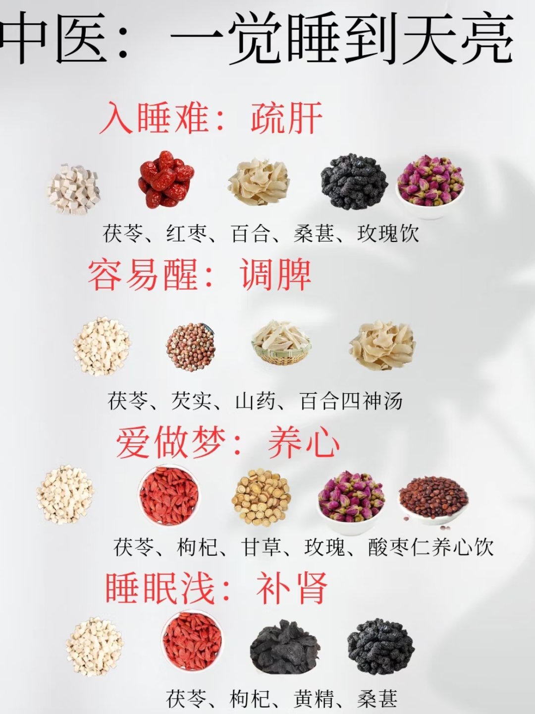 哪些中药可以治疗失眠