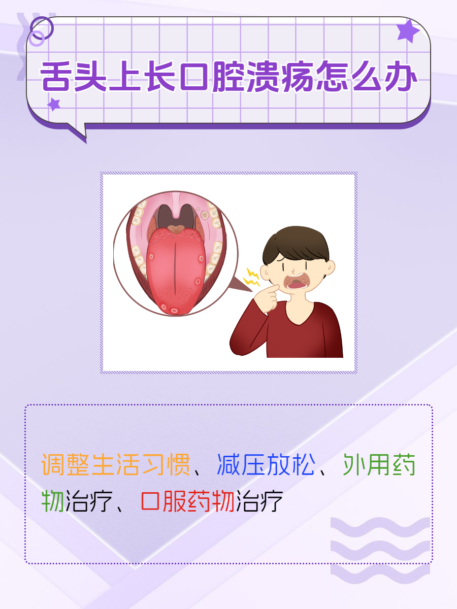 舌头溃疡怎么办才好?