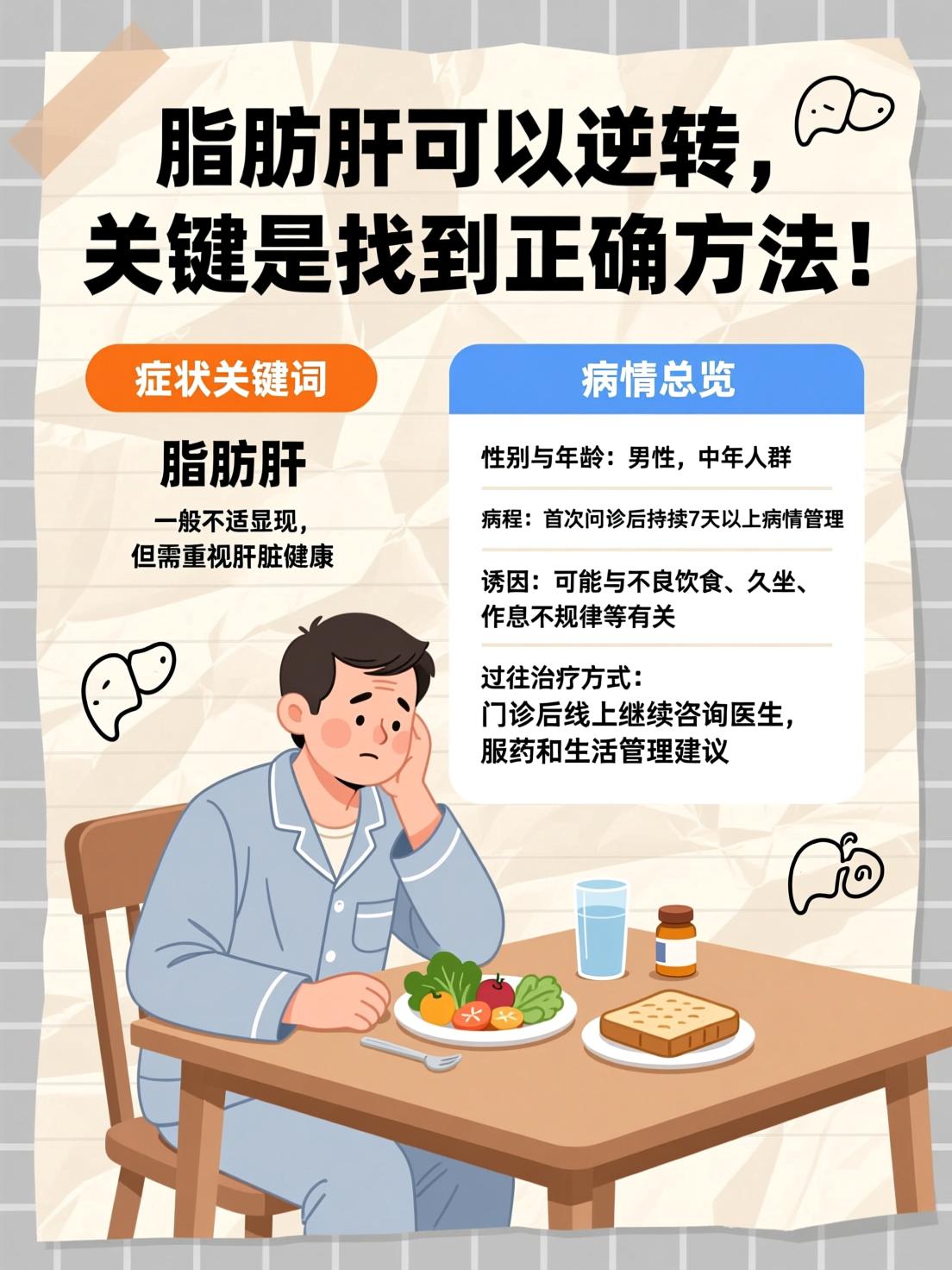 怎么减去脂肪肝呢