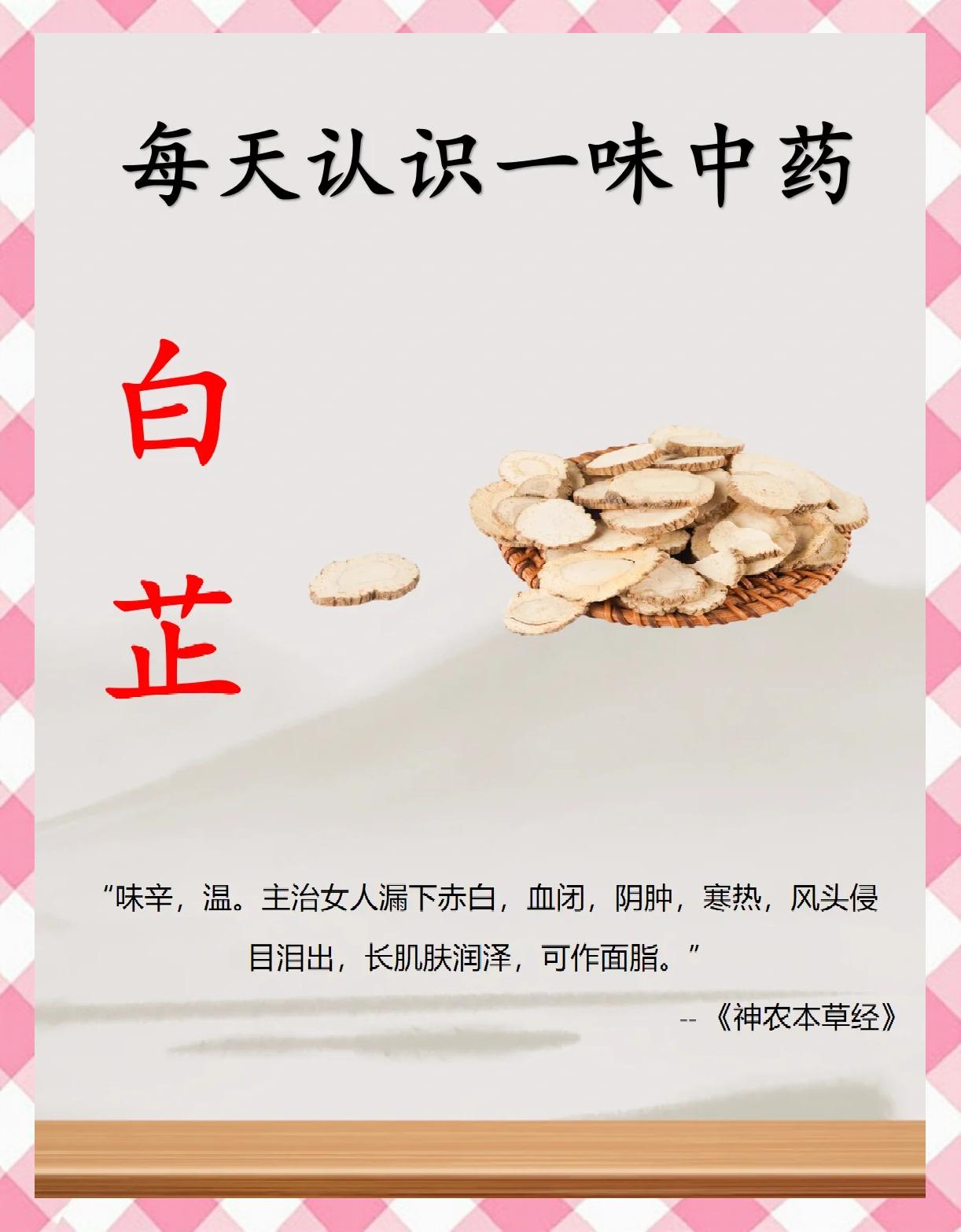 白芷的功效与作用