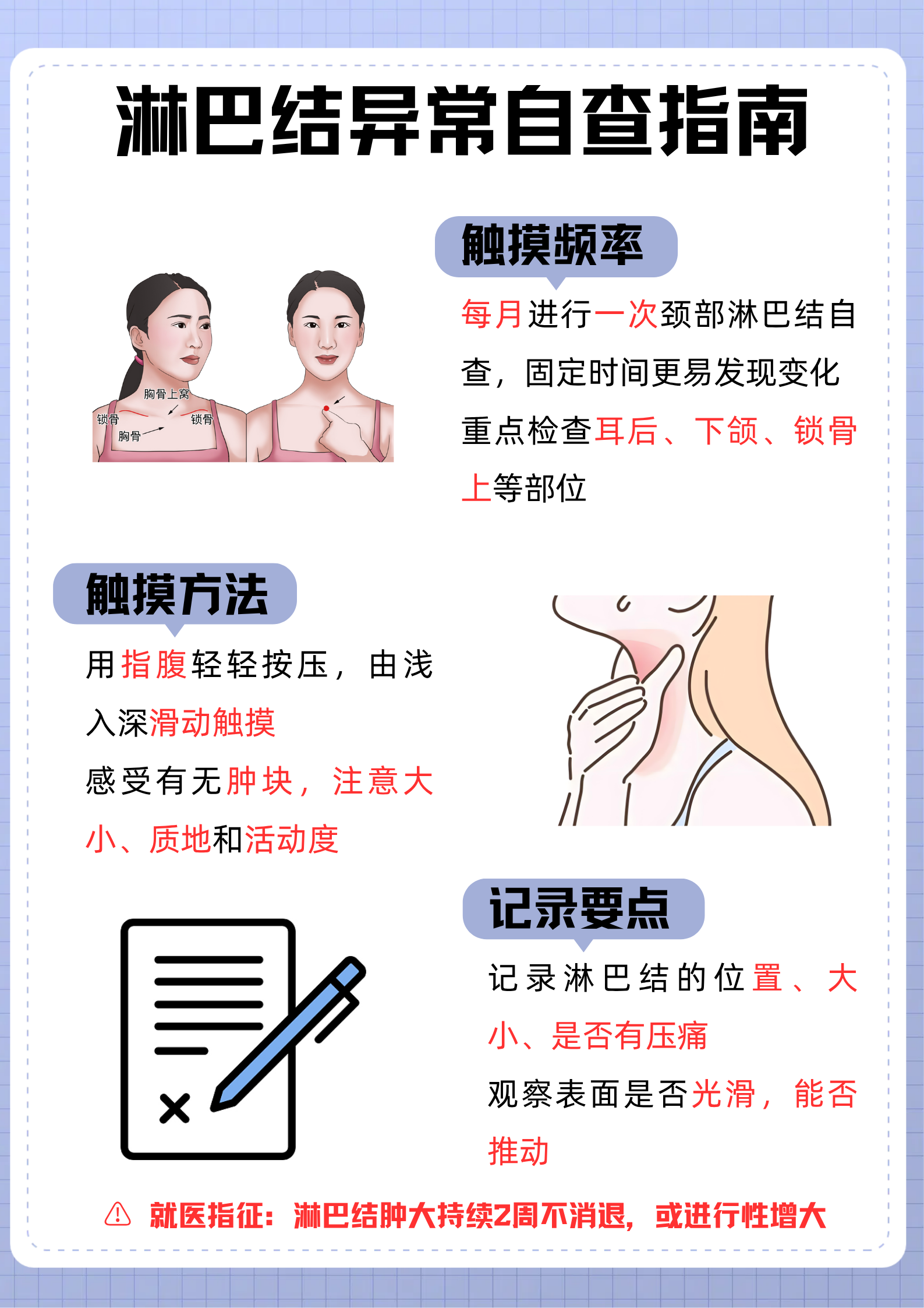 颈部淋巴结肿大的原因