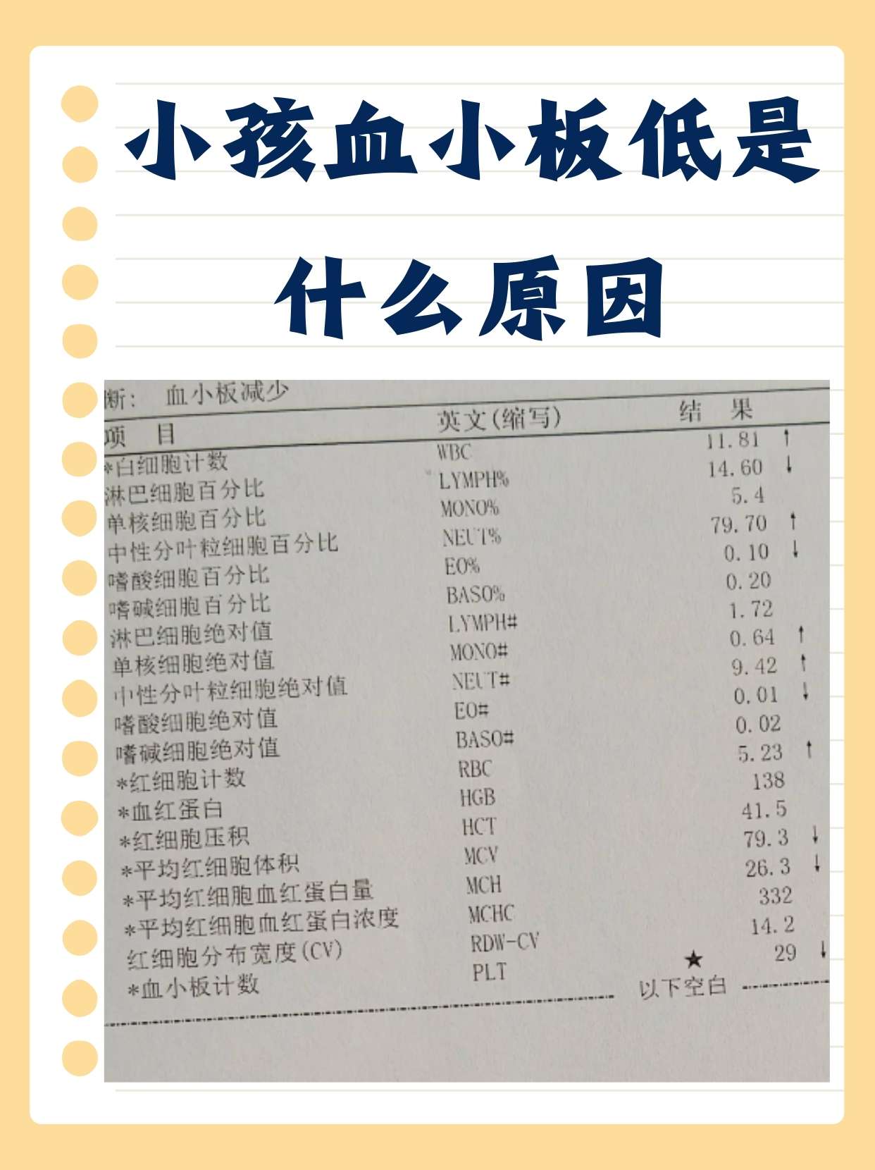 淋巴细胞偏低会造成什么后果?是什么原因引起的?