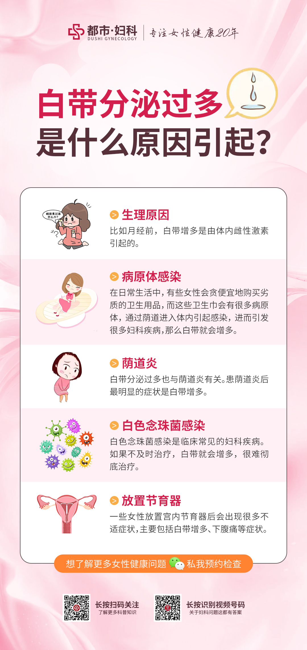 白带增多怎么办?