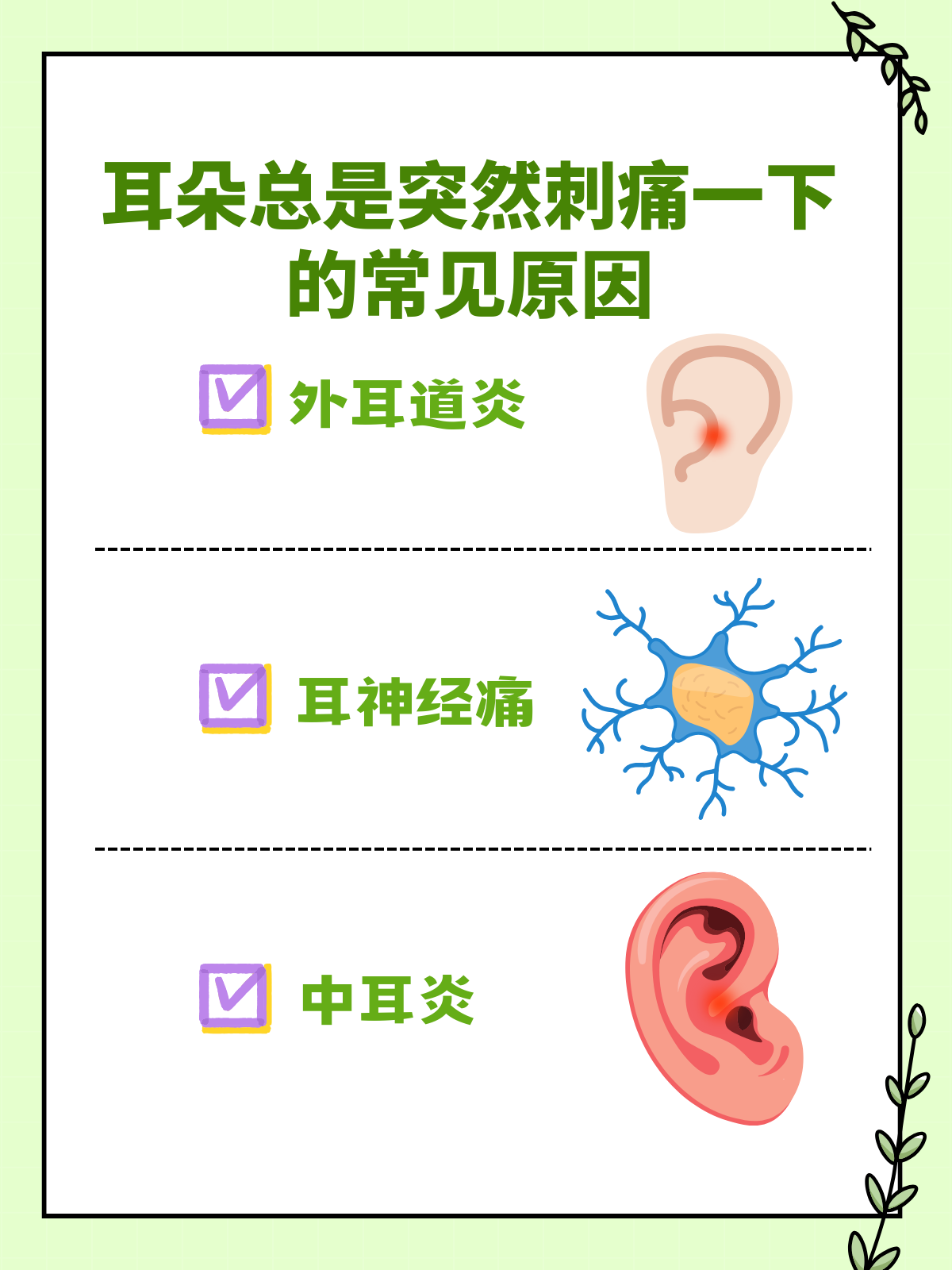 耳朵疼是因为什么原因