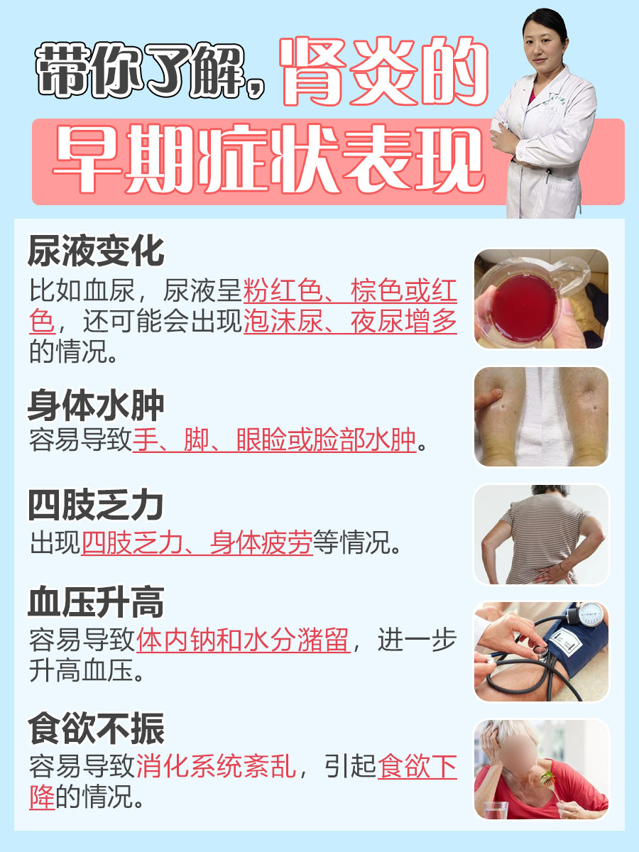 肾损伤有哪些症状表现