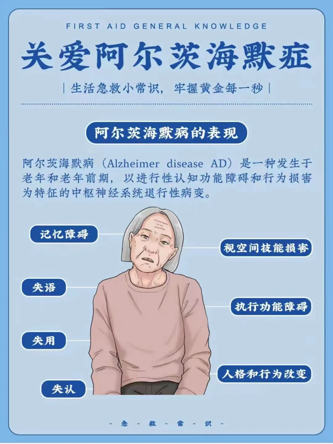 老年痴呆的早期症状