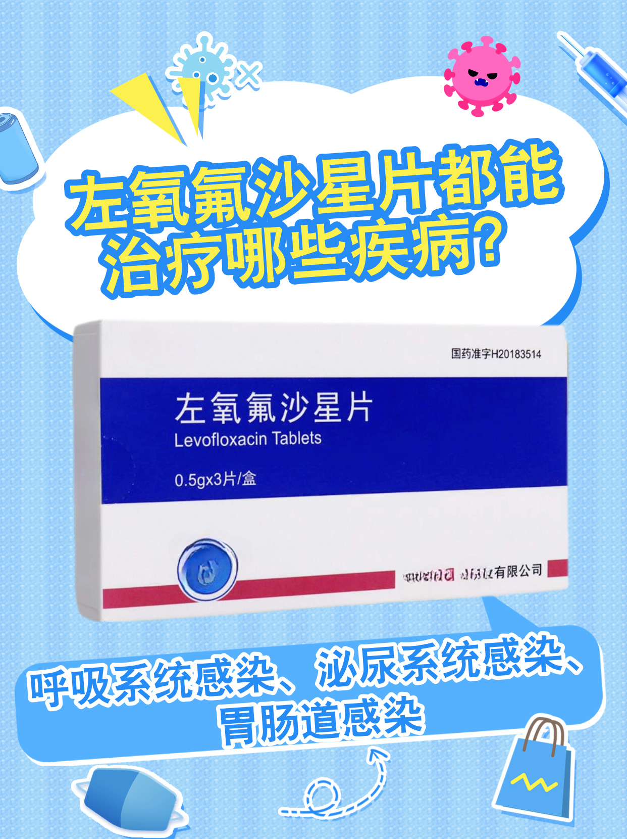 左氧氟沙星是治什么?