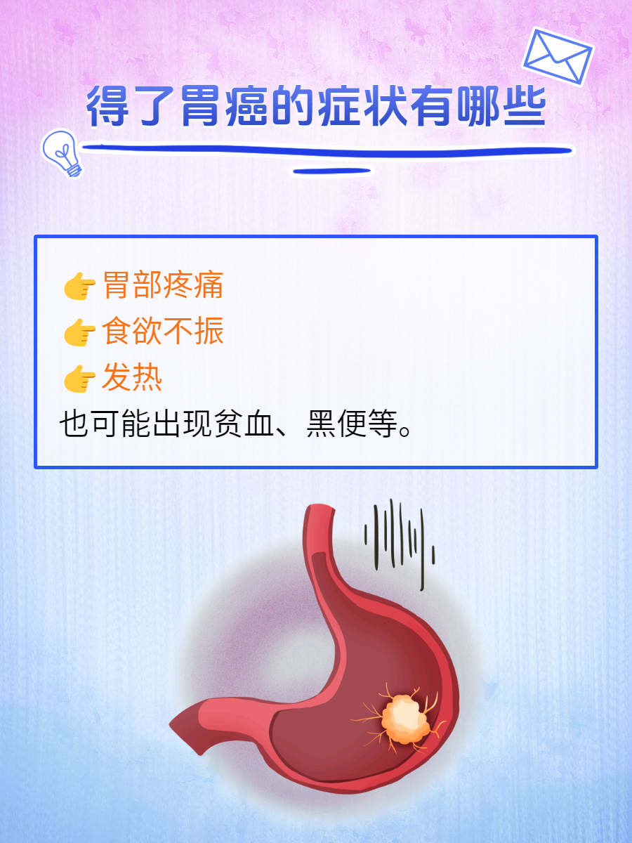 胃癌的中期症状