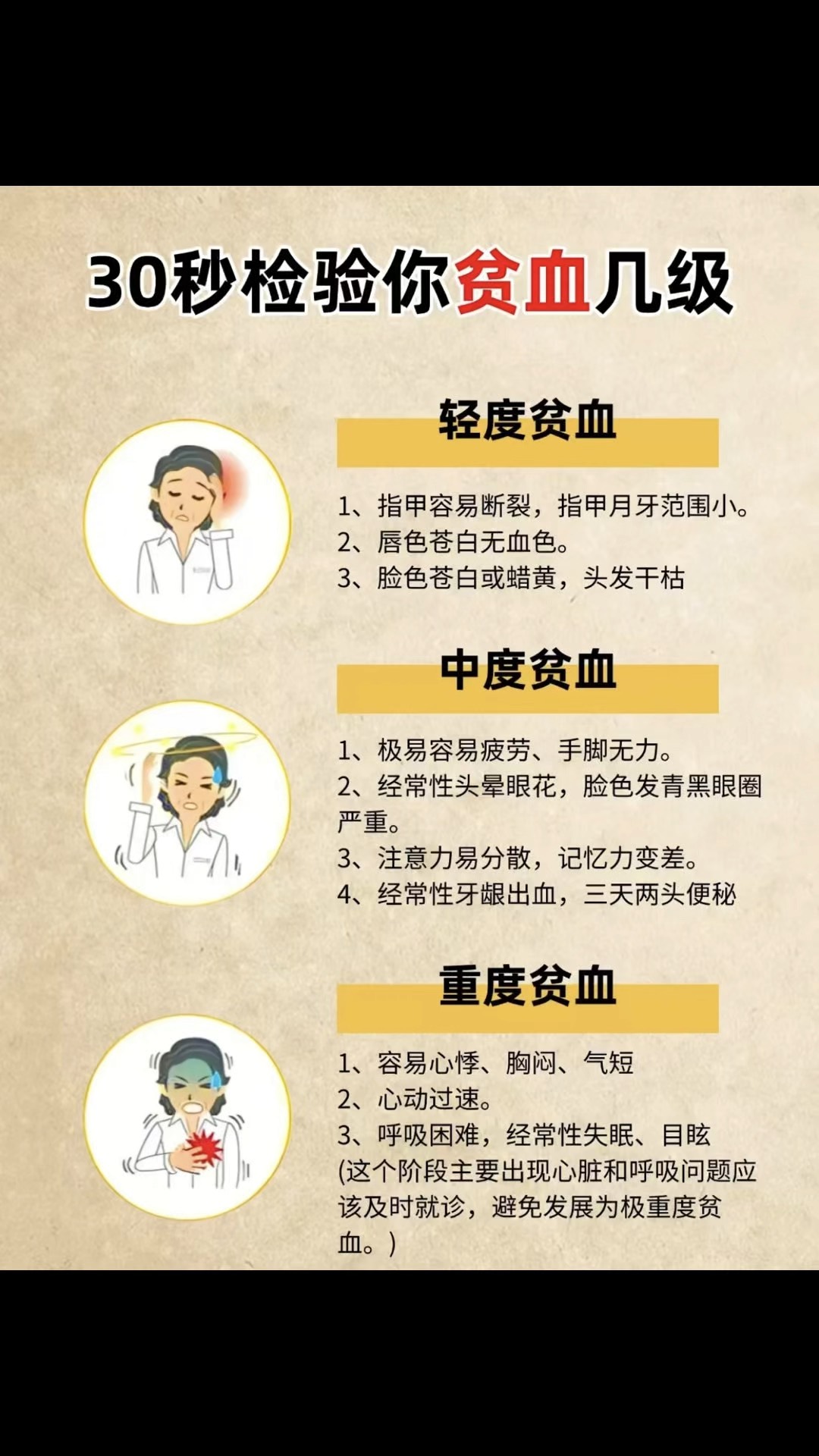 严重贫血怎么调理