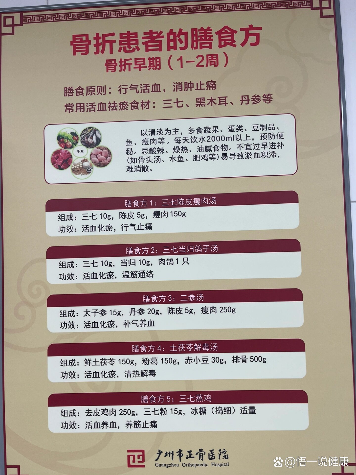 骨折后应吃些什么