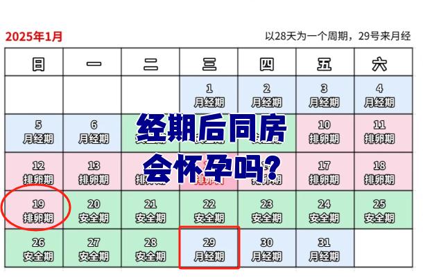 月经后几天可以同房呢?