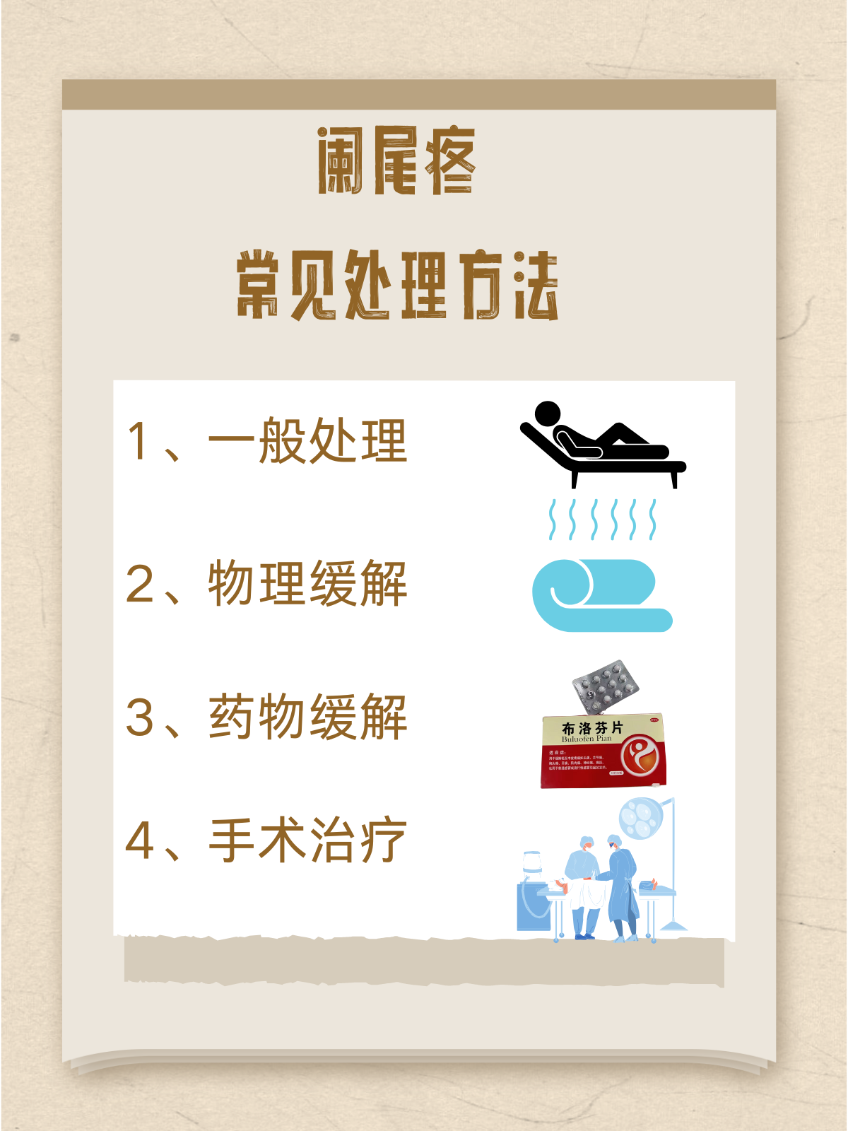 阑尾炎有几种治疗方法