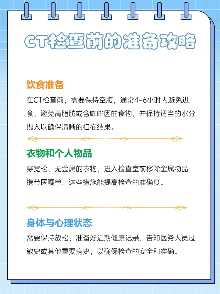 ct检查前需要禁食吗
