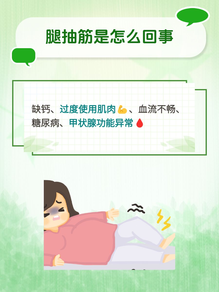 半夜大腿抽筋怎么办