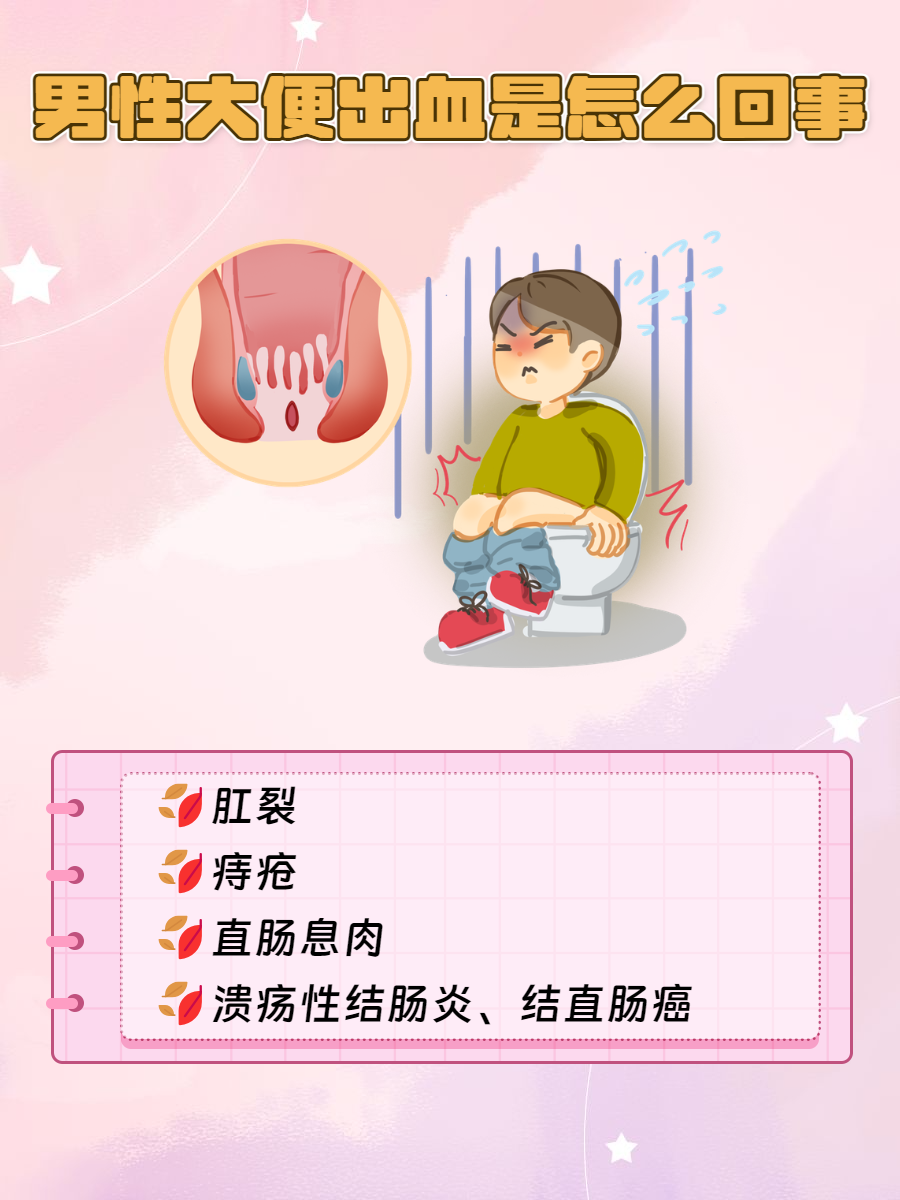 男生大便出血是怎么回事