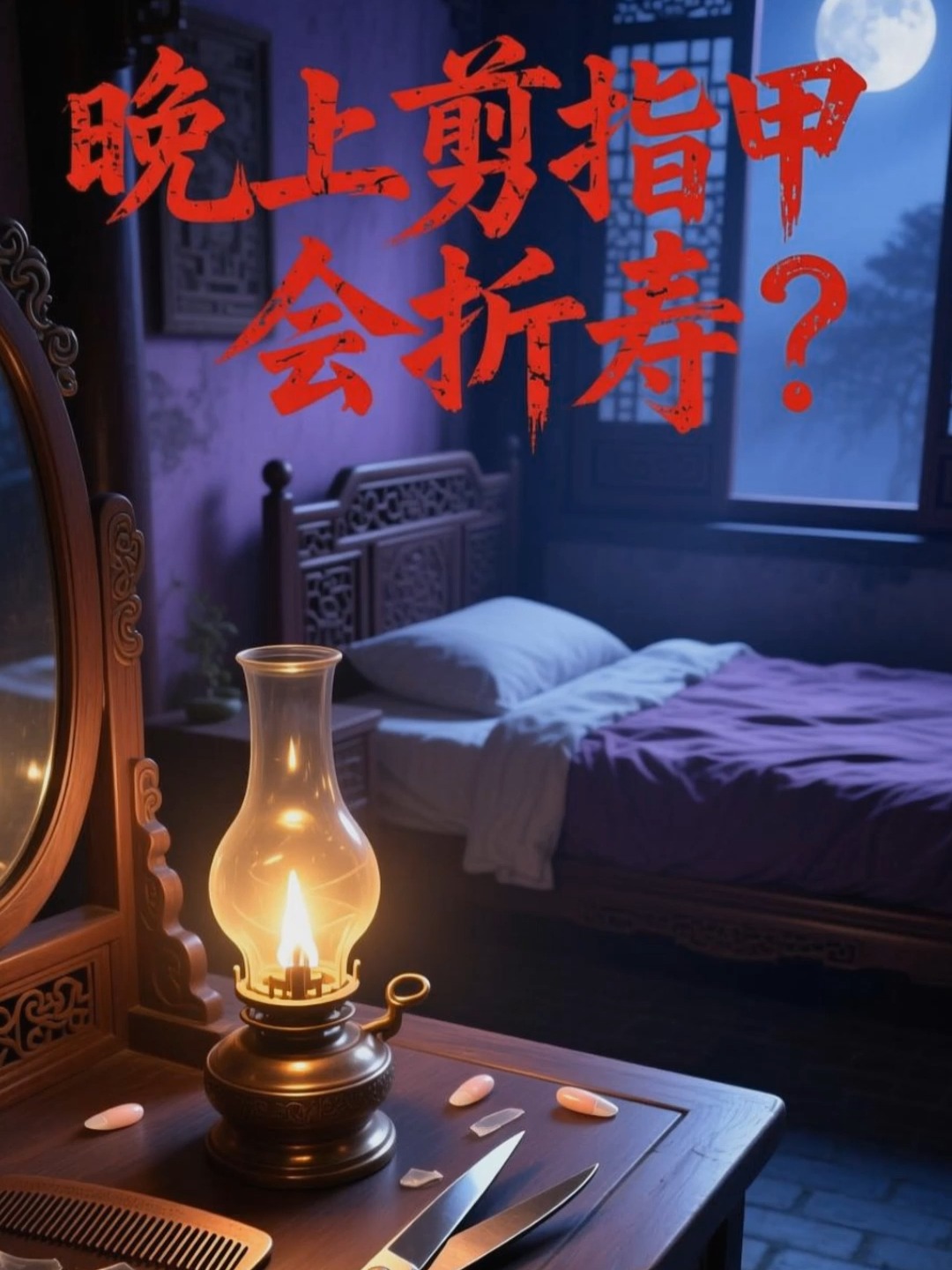 为什么晚上不能剪指甲