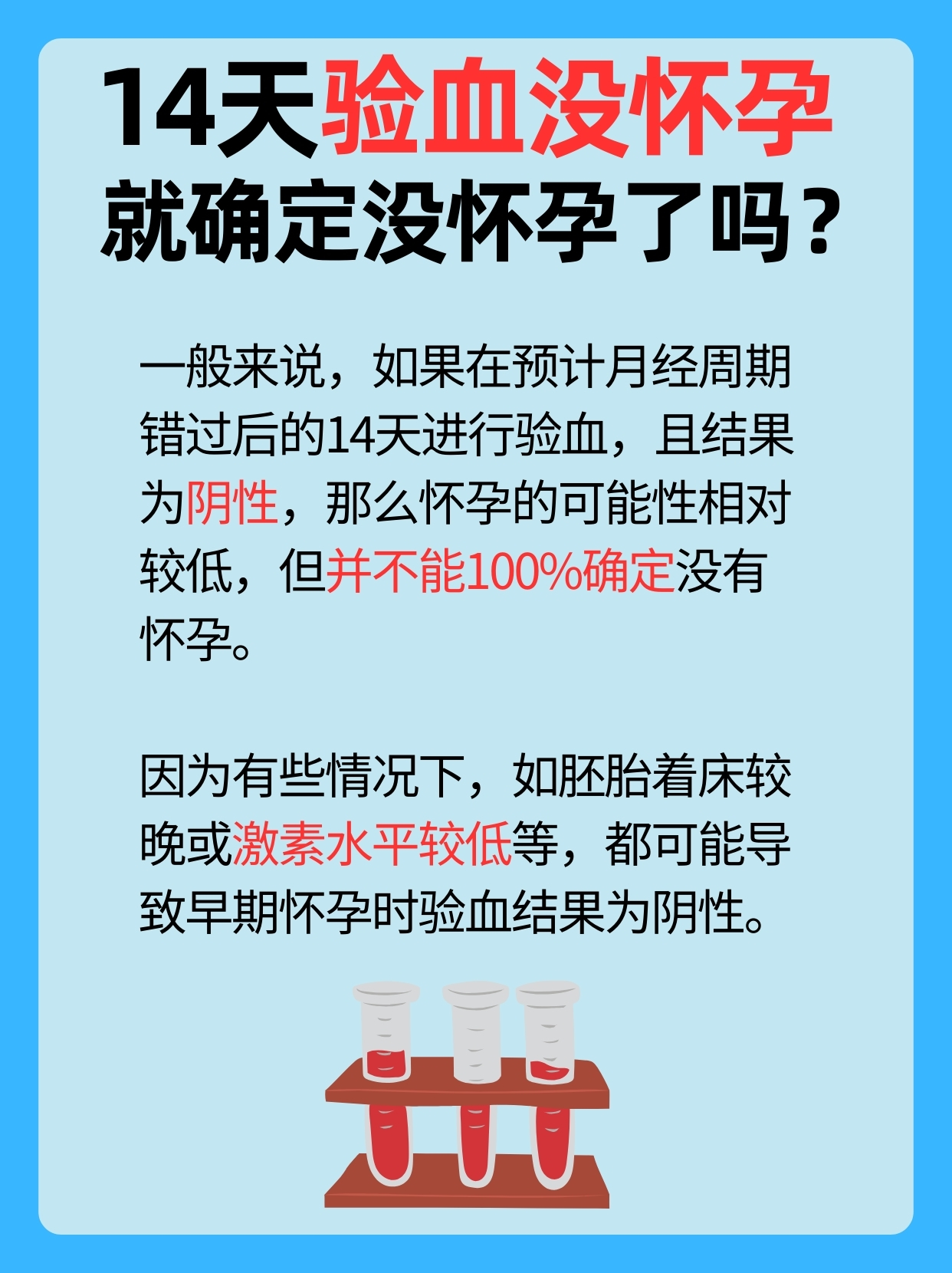 阴性代表是怀孕还是不怀孕