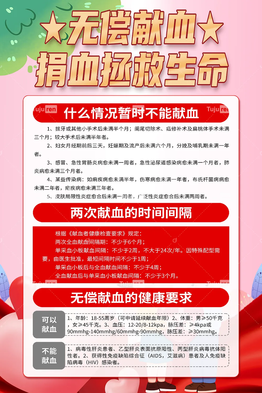 什么情况不能献血?