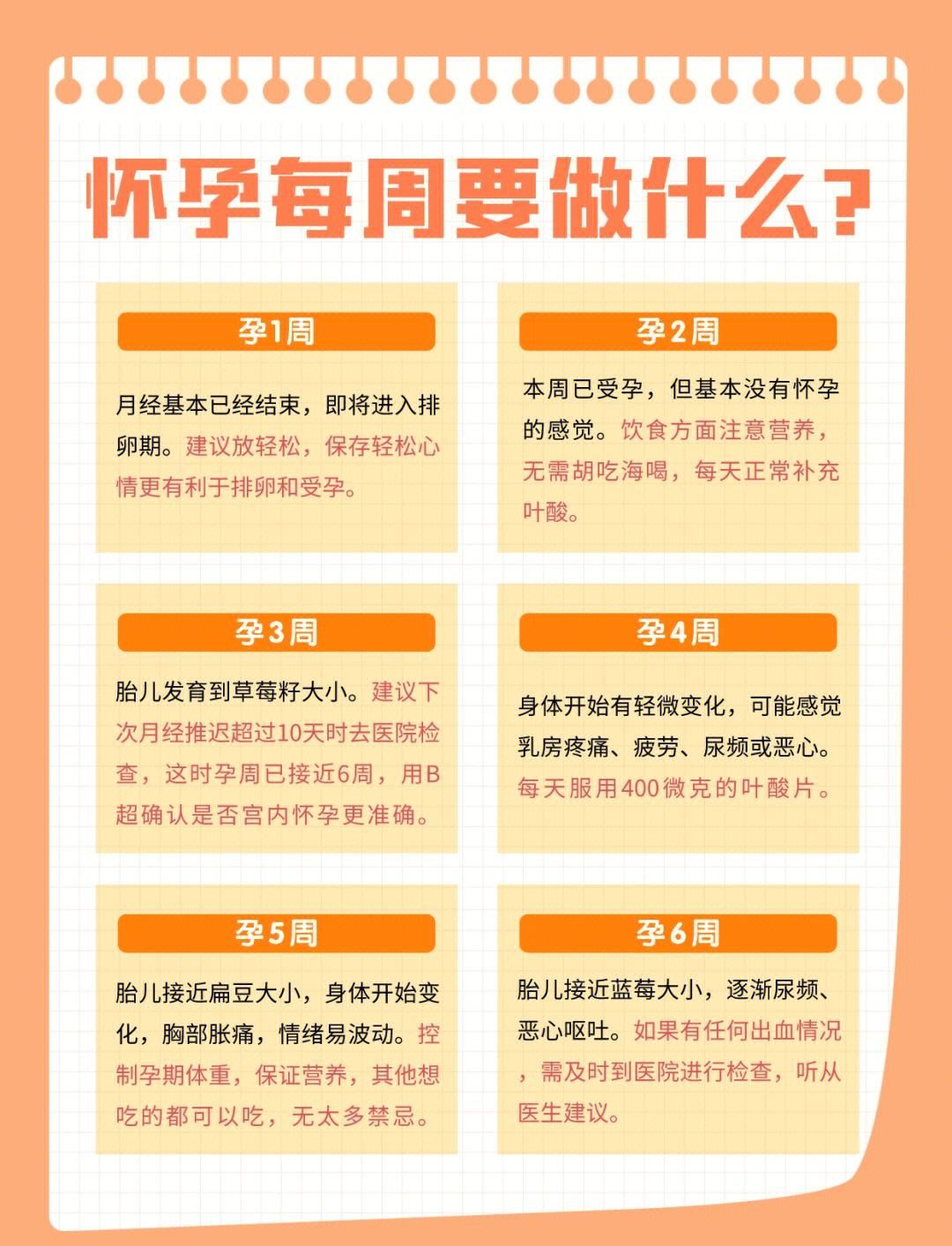 怀孕了注意事项