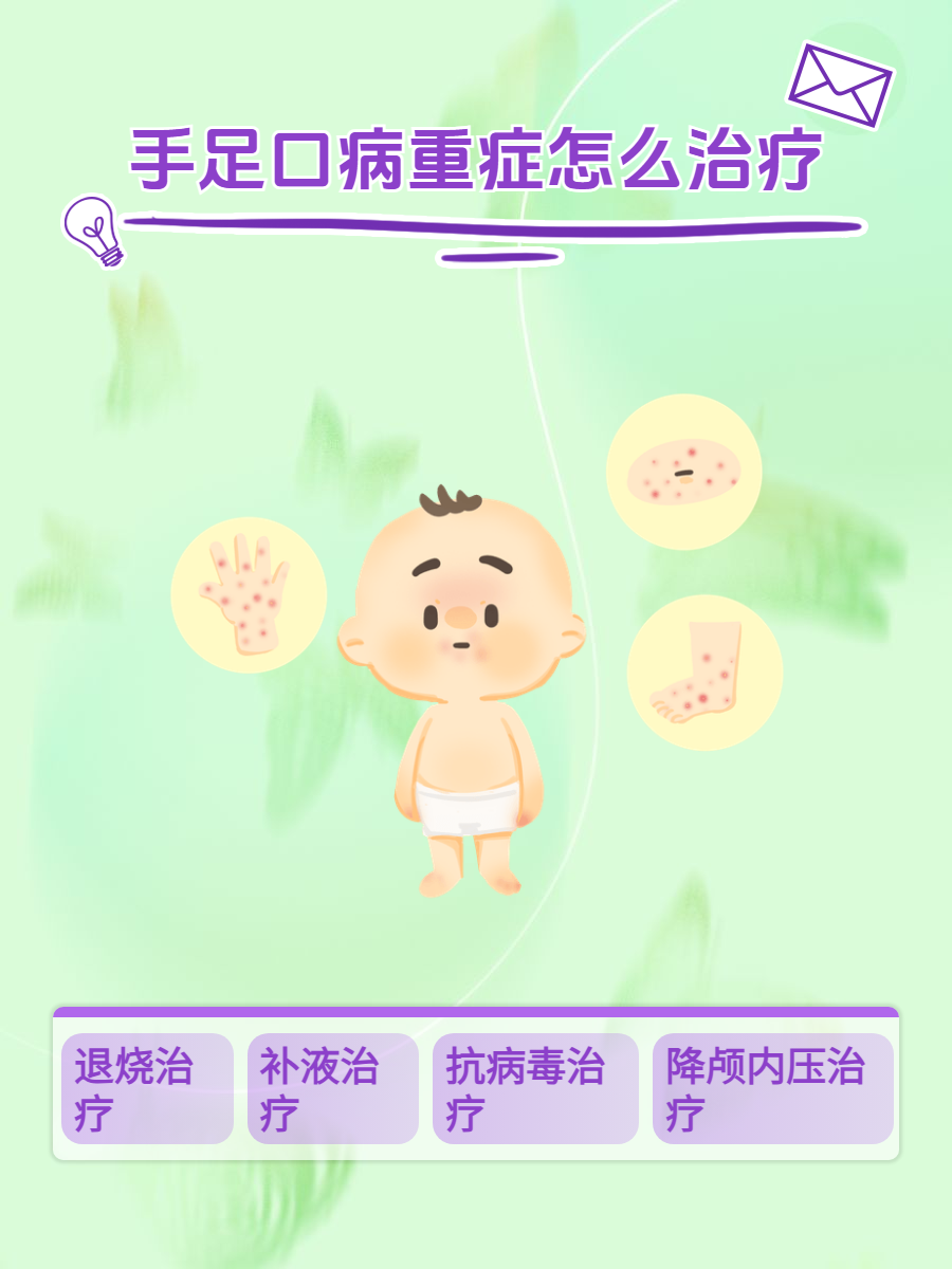 小儿手足口病怎么治疗?