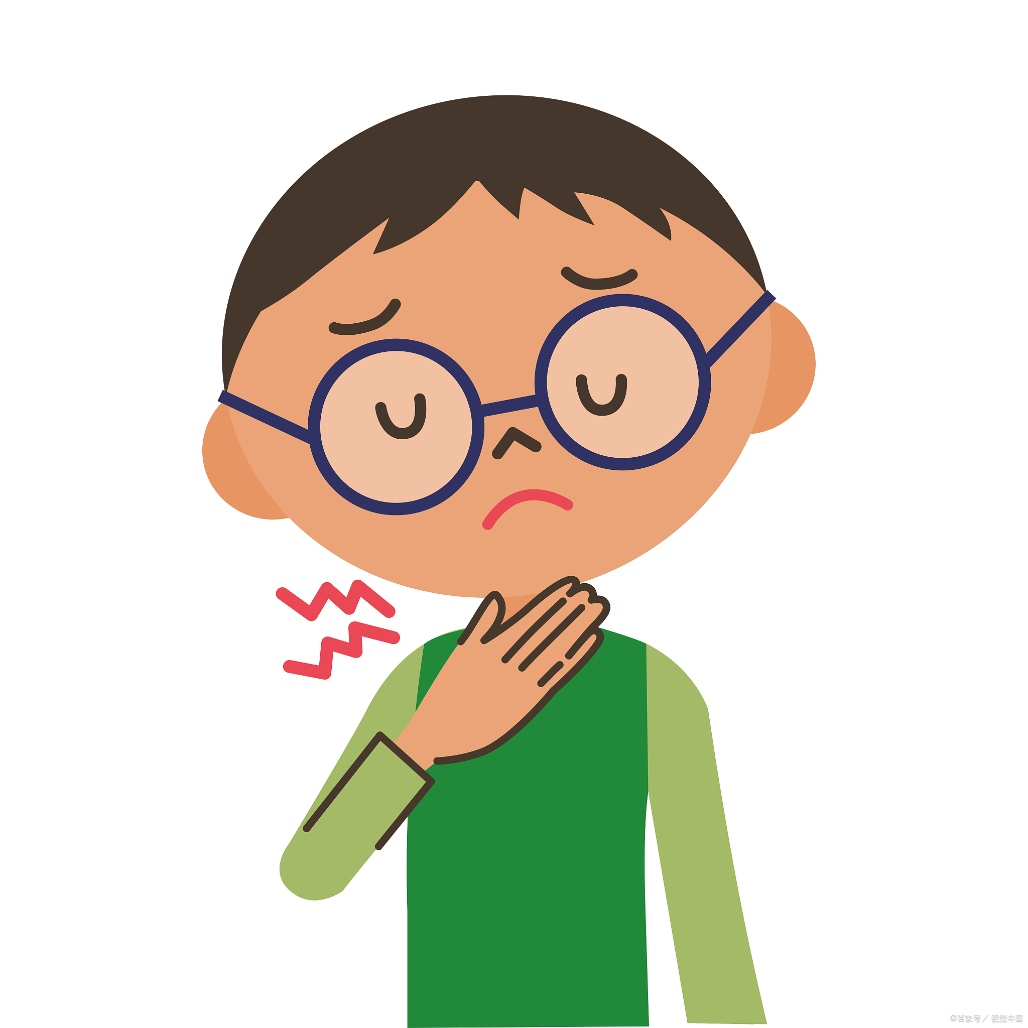 感冒引起喉咙疼痛