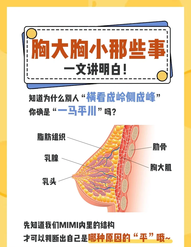 胸一个大一个小怎么办