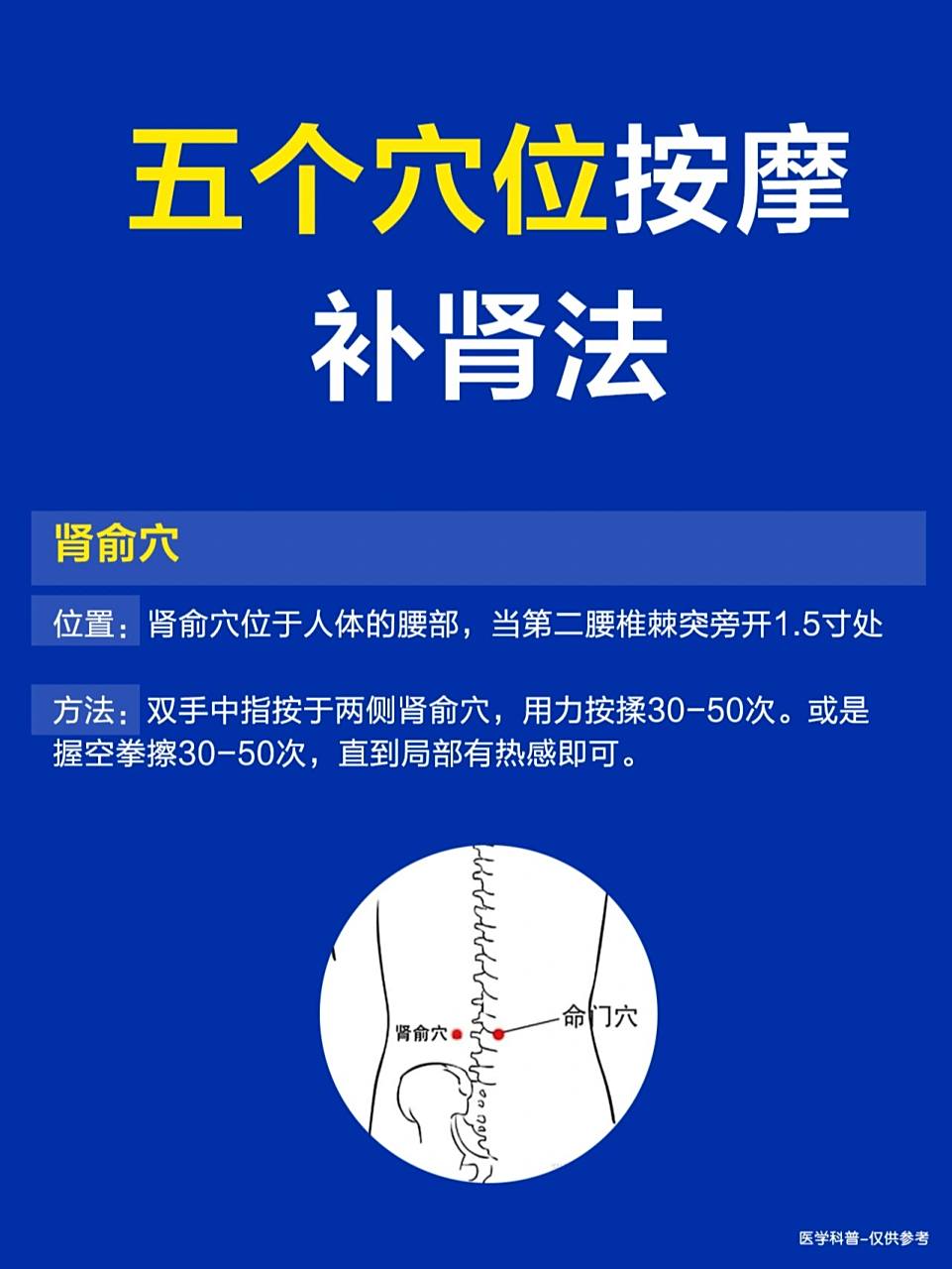 中医补肾方法